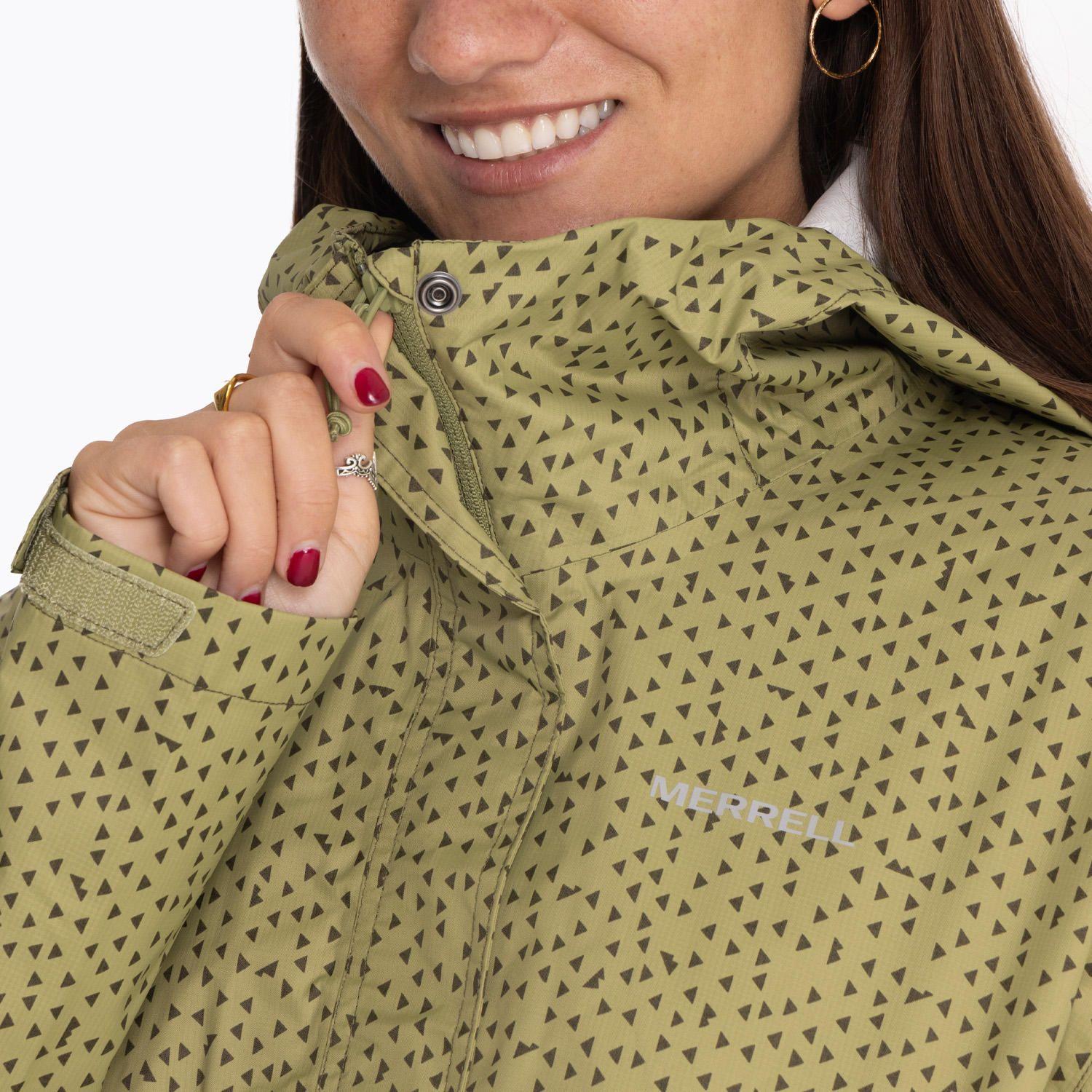 Chaqueta Impermeable Mujer Fallon Rain Verde-6