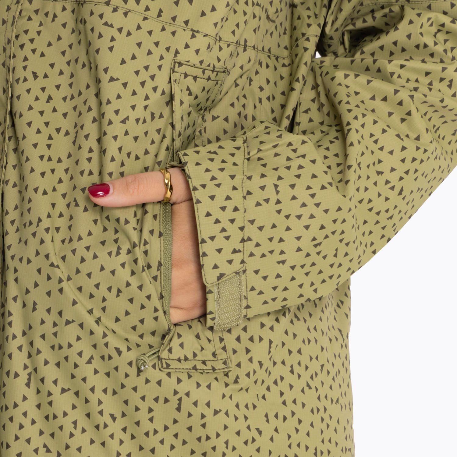 Chaqueta Impermeable Mujer Fallon Rain Verde-7