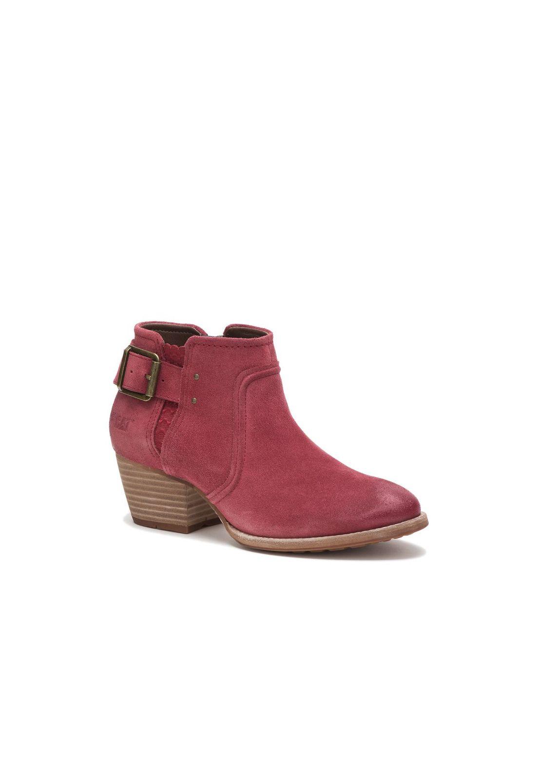Botin Mujer  Nikki Rojo-0