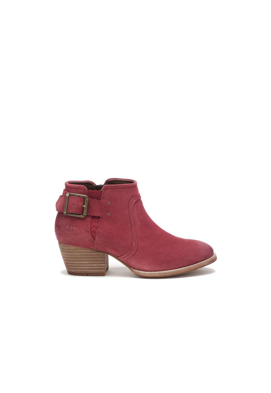 Botin Mujer  Nikki Rojo-1