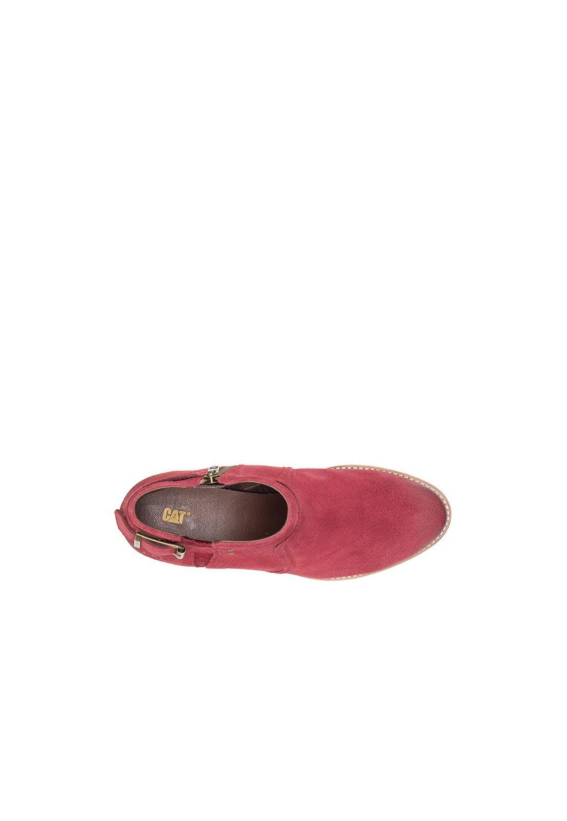 Botin Mujer  Nikki Rojo-3