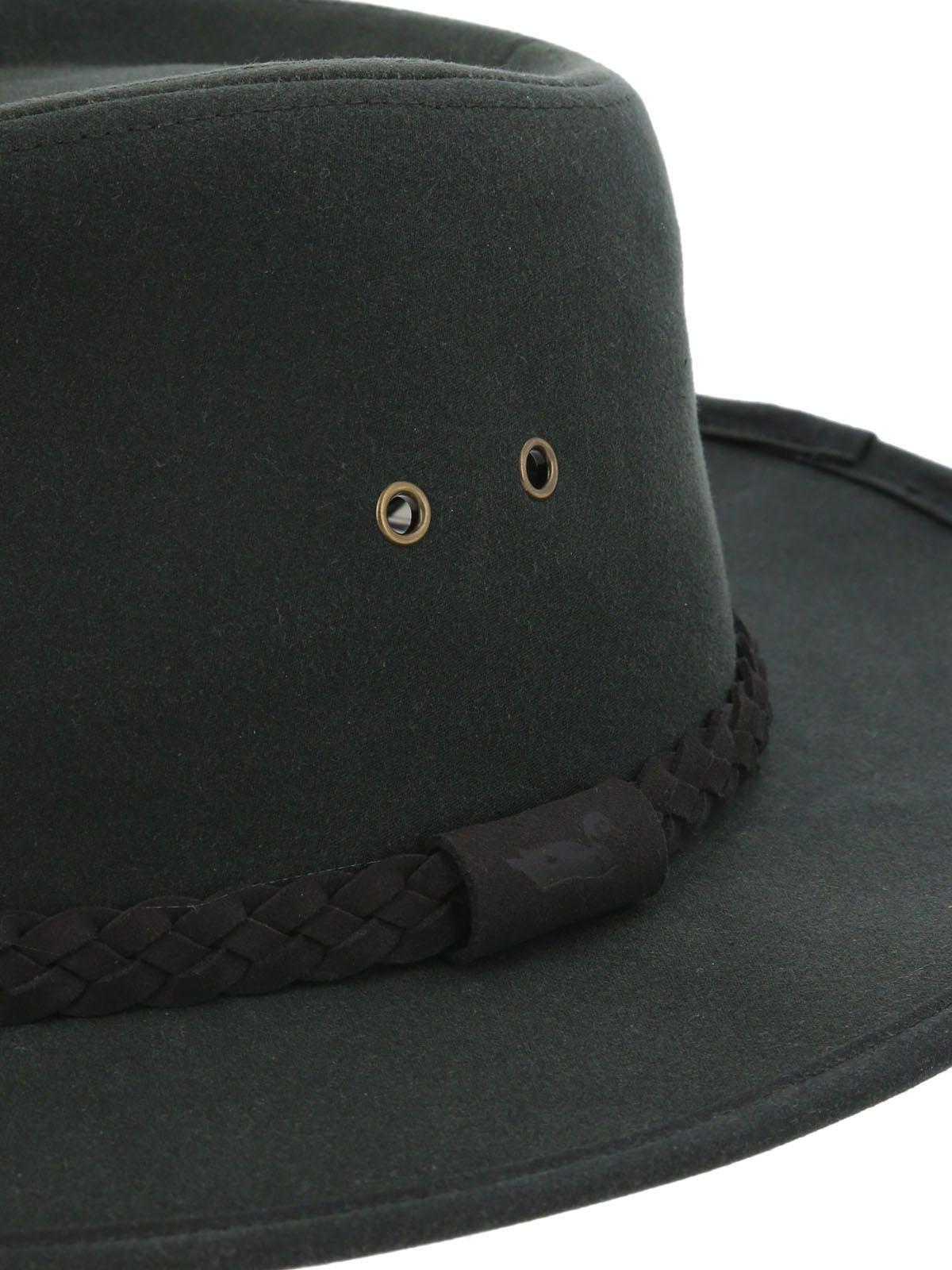 Sombrero Canvas Engrasado Wx Sheffield Verde-2