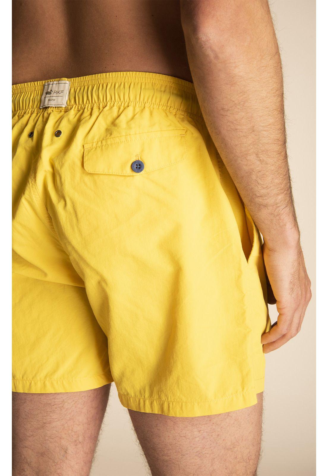 Traje de Baño Nylon Hombre Reactive Amarillo-4