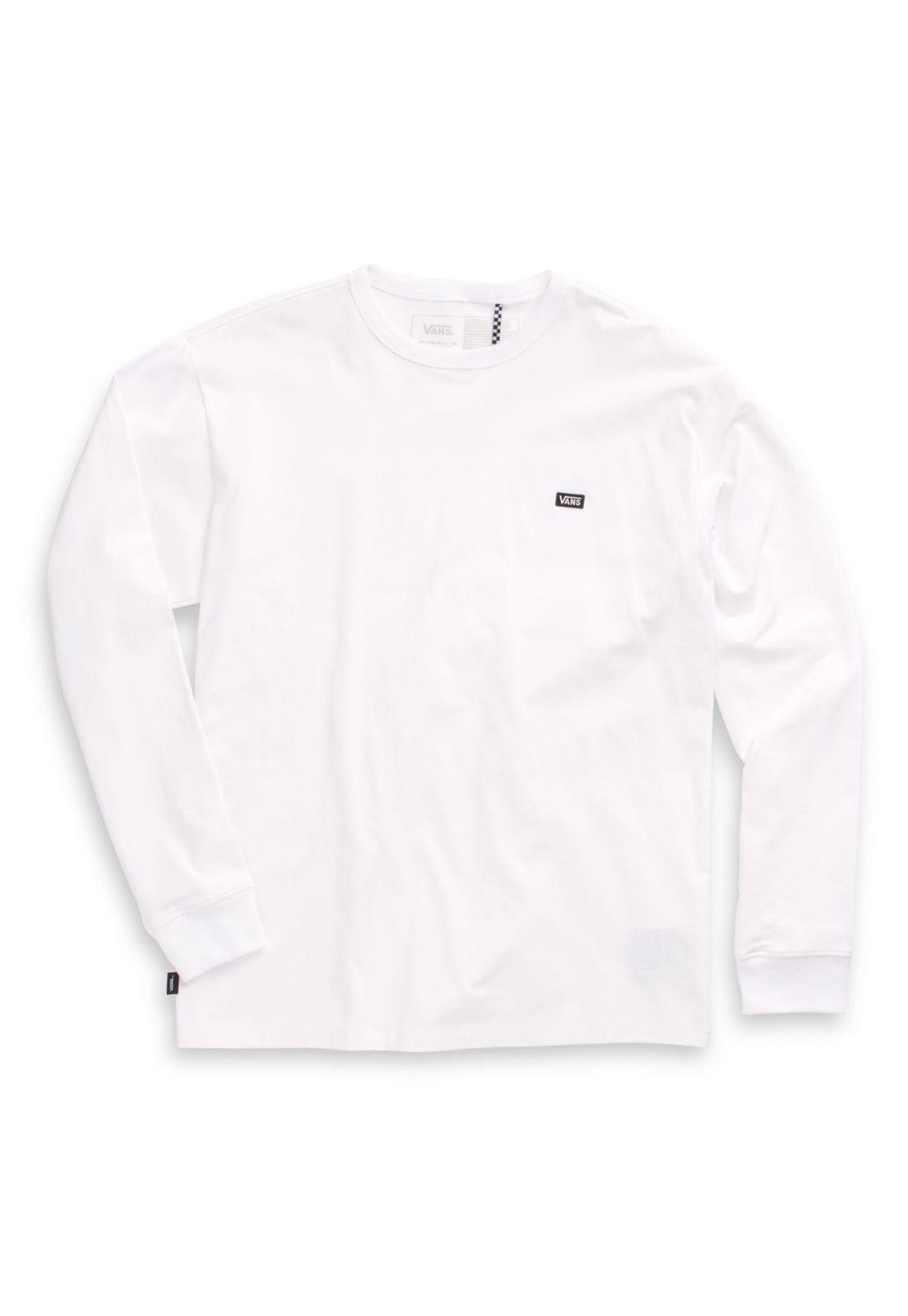 Polera M/L Hombre OFF THE WALL CLASSIC LS Blanca-0
