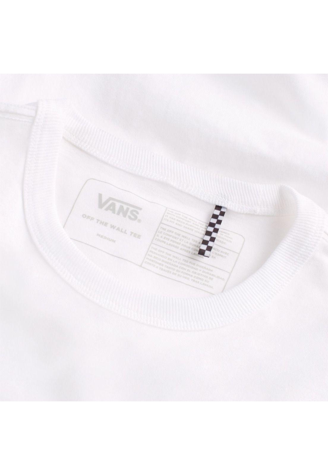 Polera M/L Hombre OFF THE WALL CLASSIC LS Blanca-2
