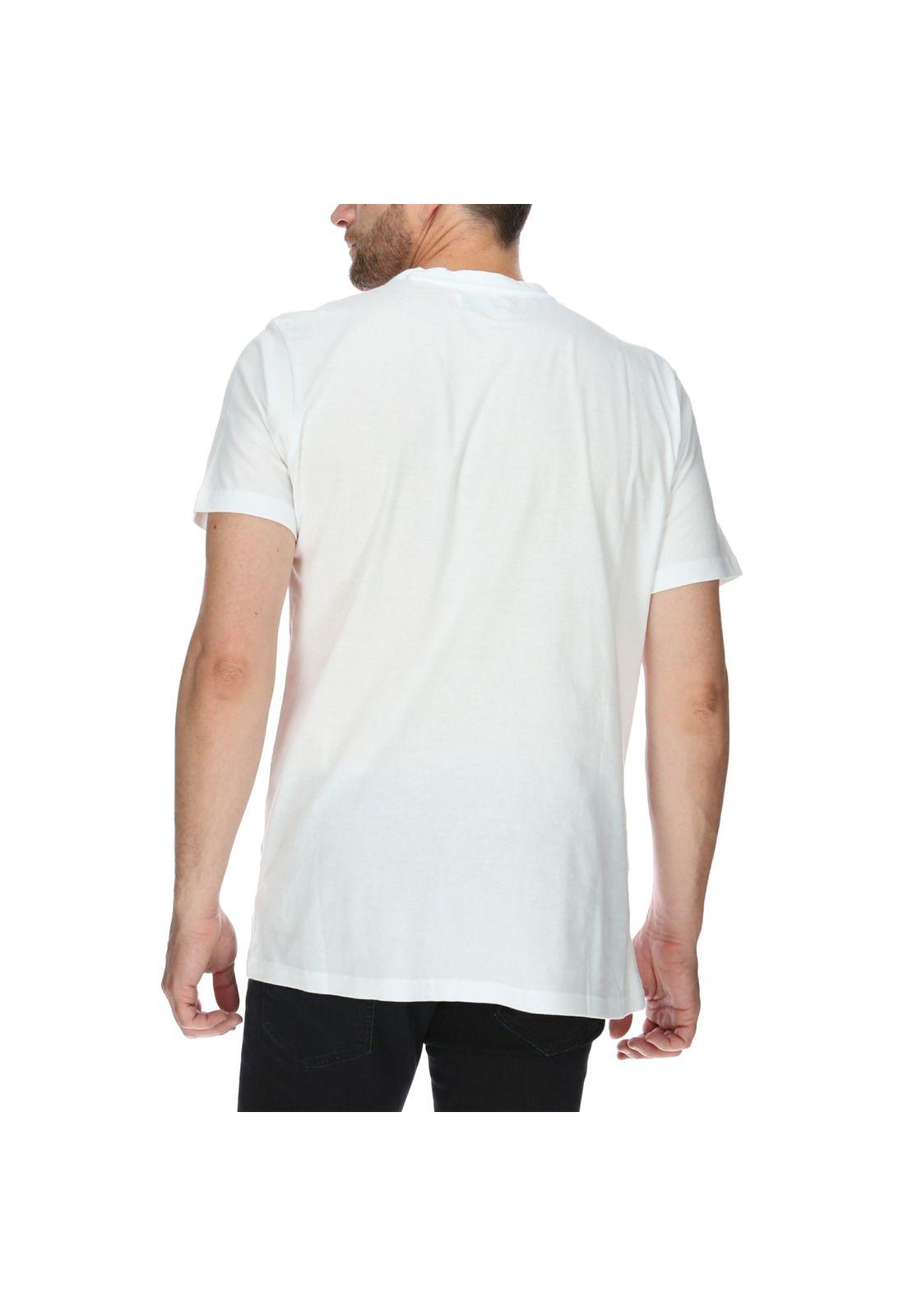 Polera Mc Hombre Foundation Pocket Tee Algodón Blanco-2