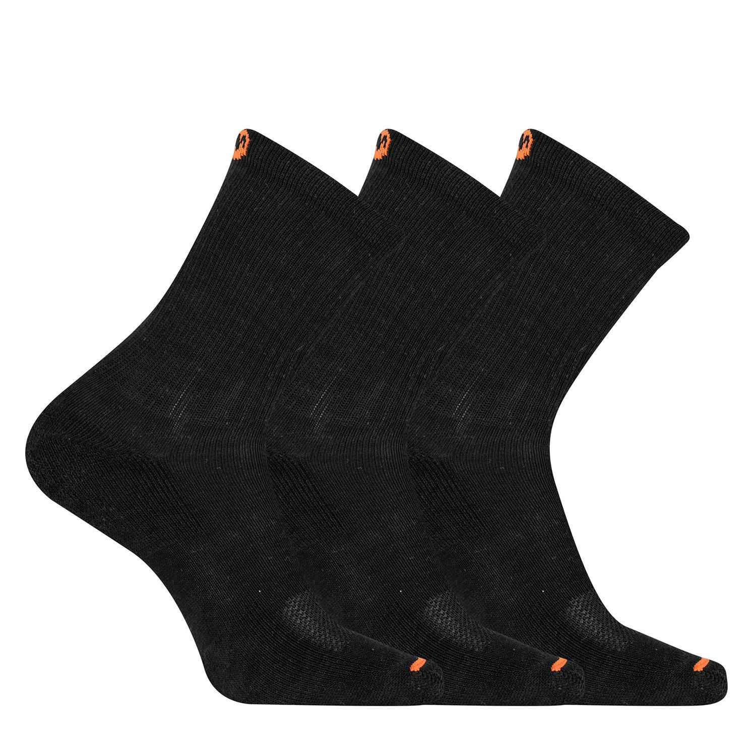 Calcetin Outdoor Access Cotton Crew 3 Negro Unisex-0