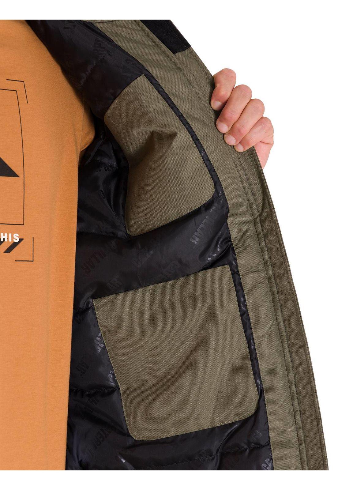 Chaqueta Heavyweight Insulated Hooded Hombre Verde-6