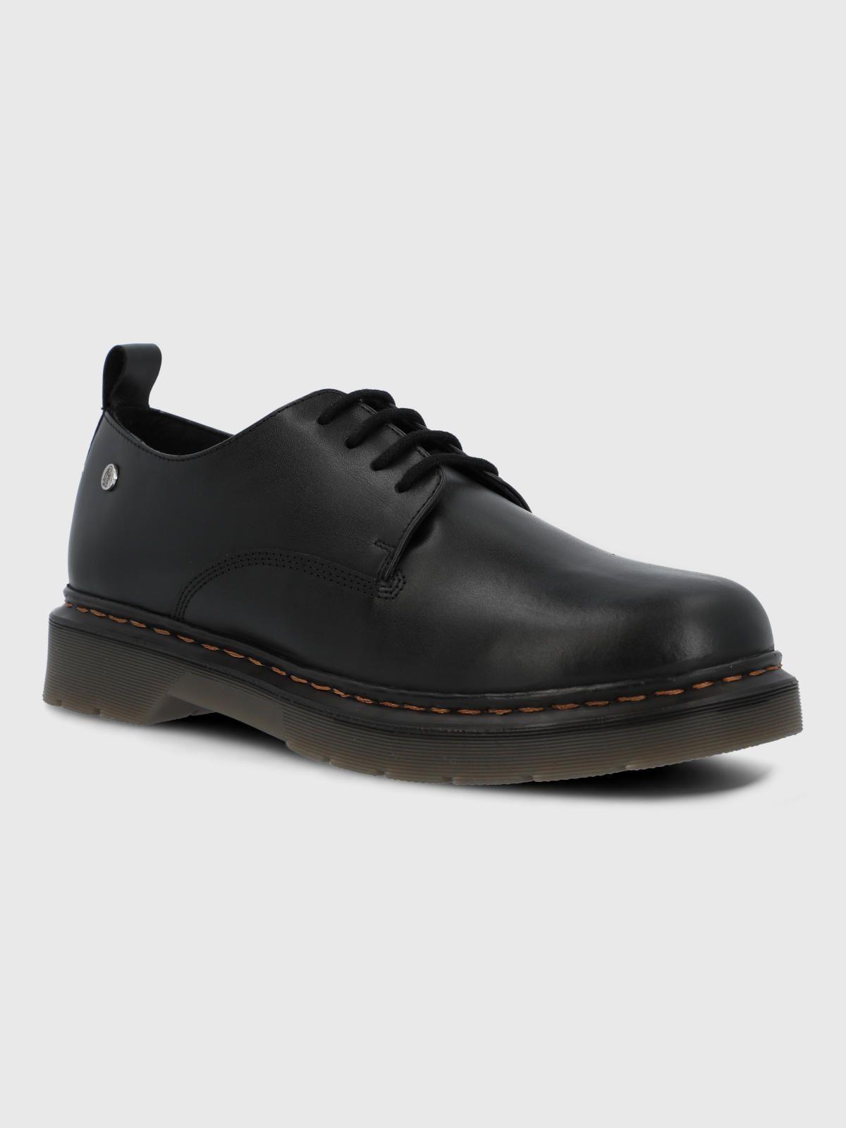 Zapato Escolar Cuero Niña Allie Negro-0