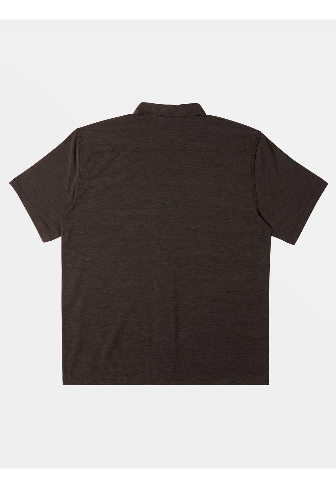 Camisa Manga Corta Hombre Surftrek Negra-7