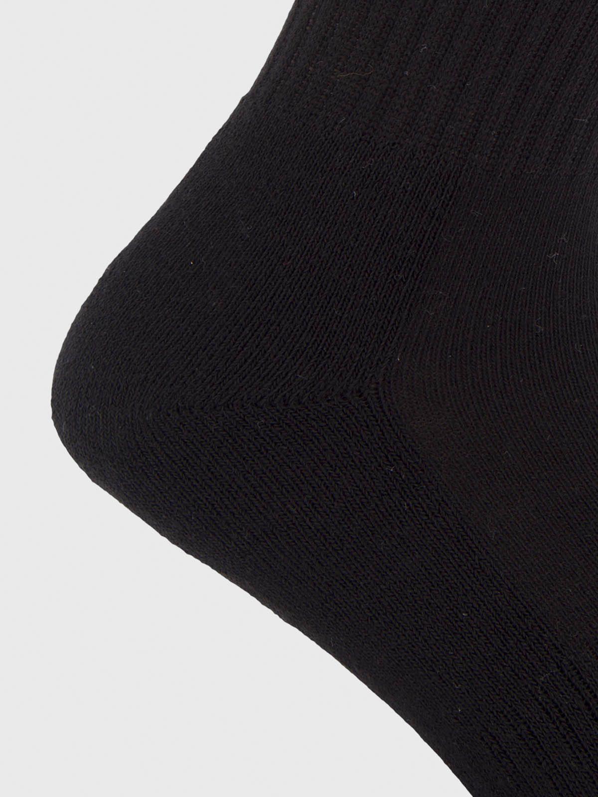 Calcetin Algodón Hombre Mc Basic Negro-2