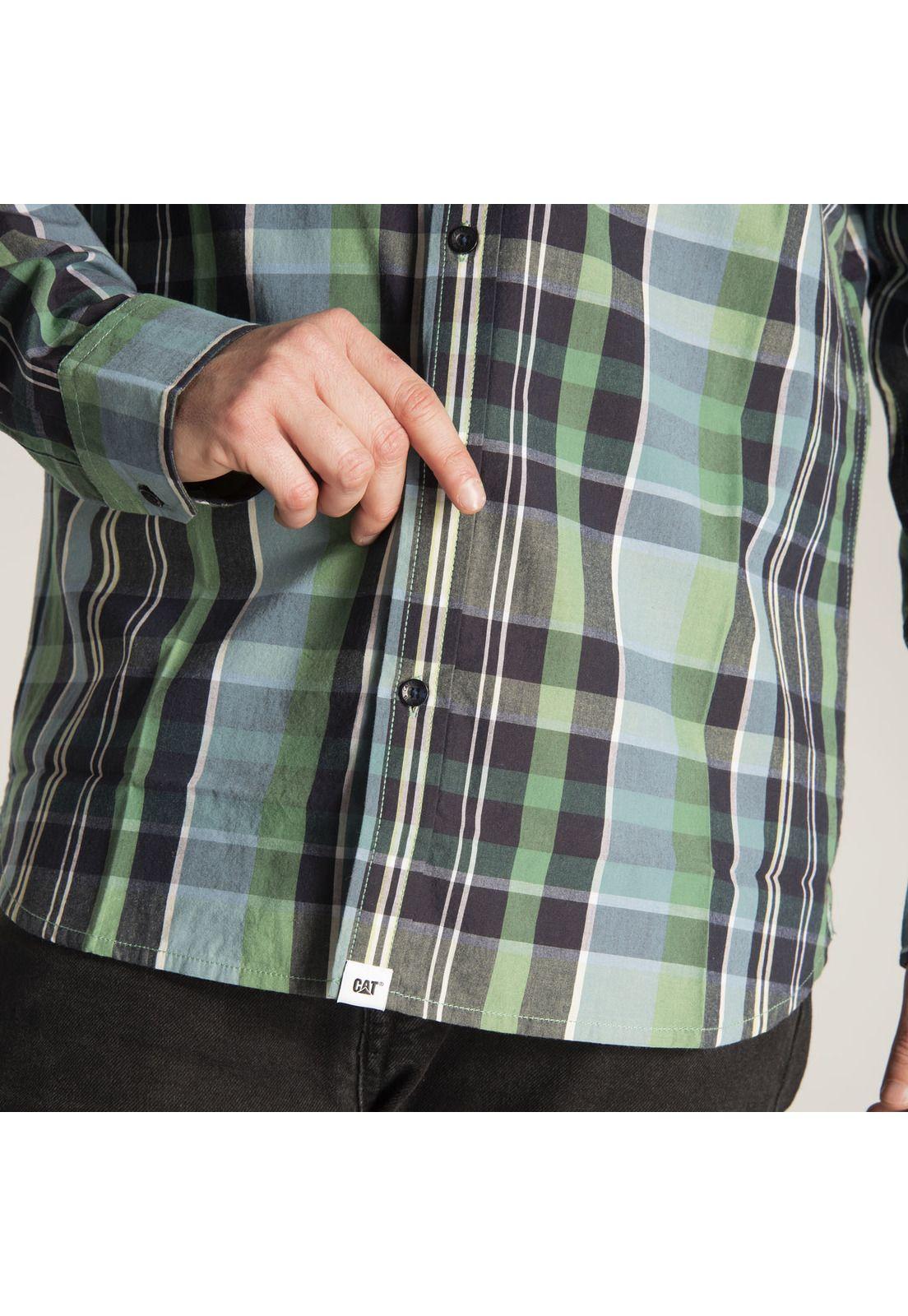 Camisa M/L Hombre Fdtn Btn Collar Ls S Azul-4