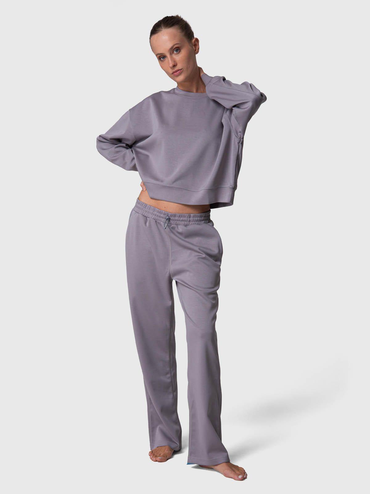 Pantalon Buzo Mujer Pant Anna Rec Gris-3