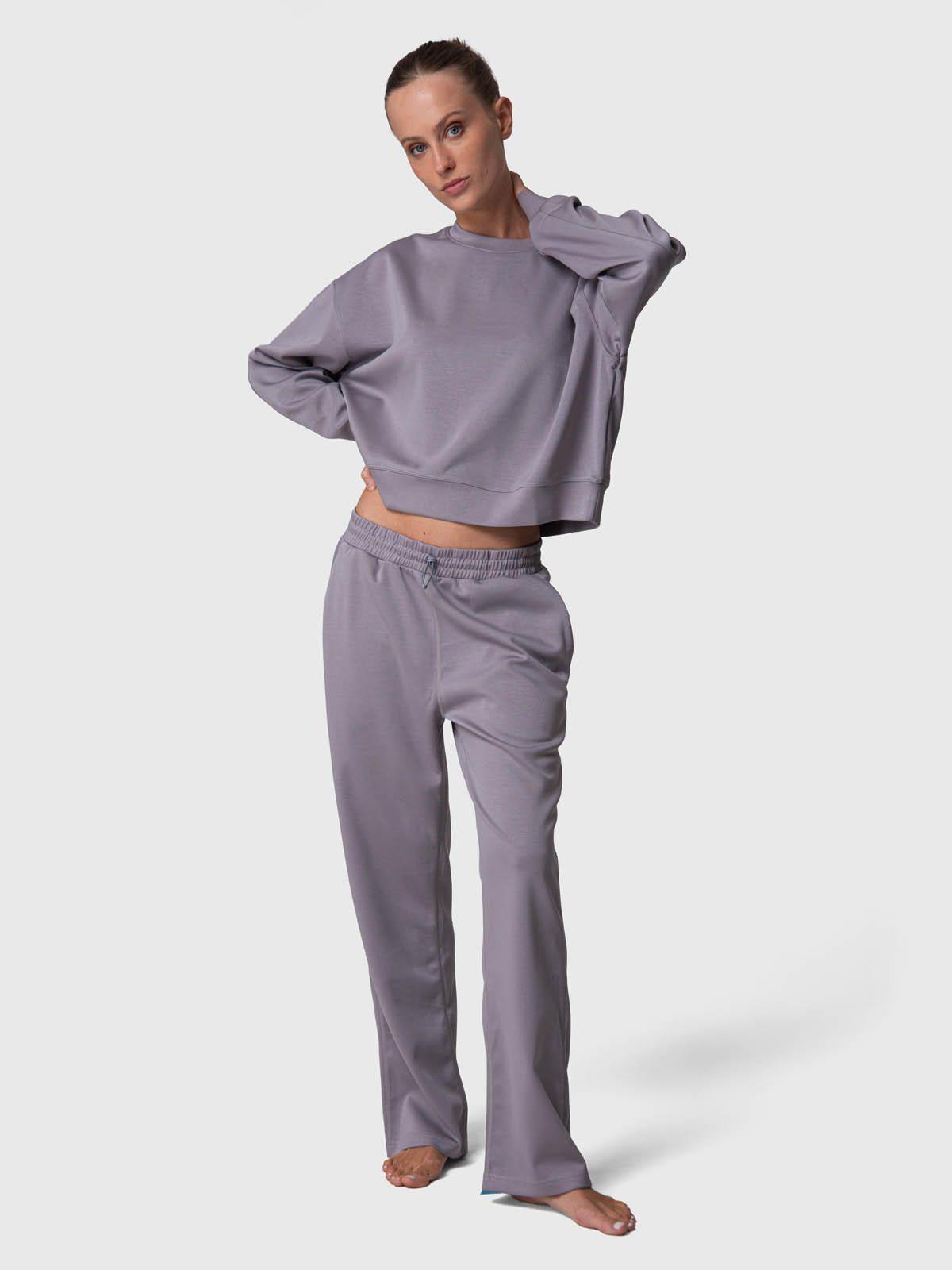 Pantalon Buzo Mujer Pant Anna Rec Gris-3