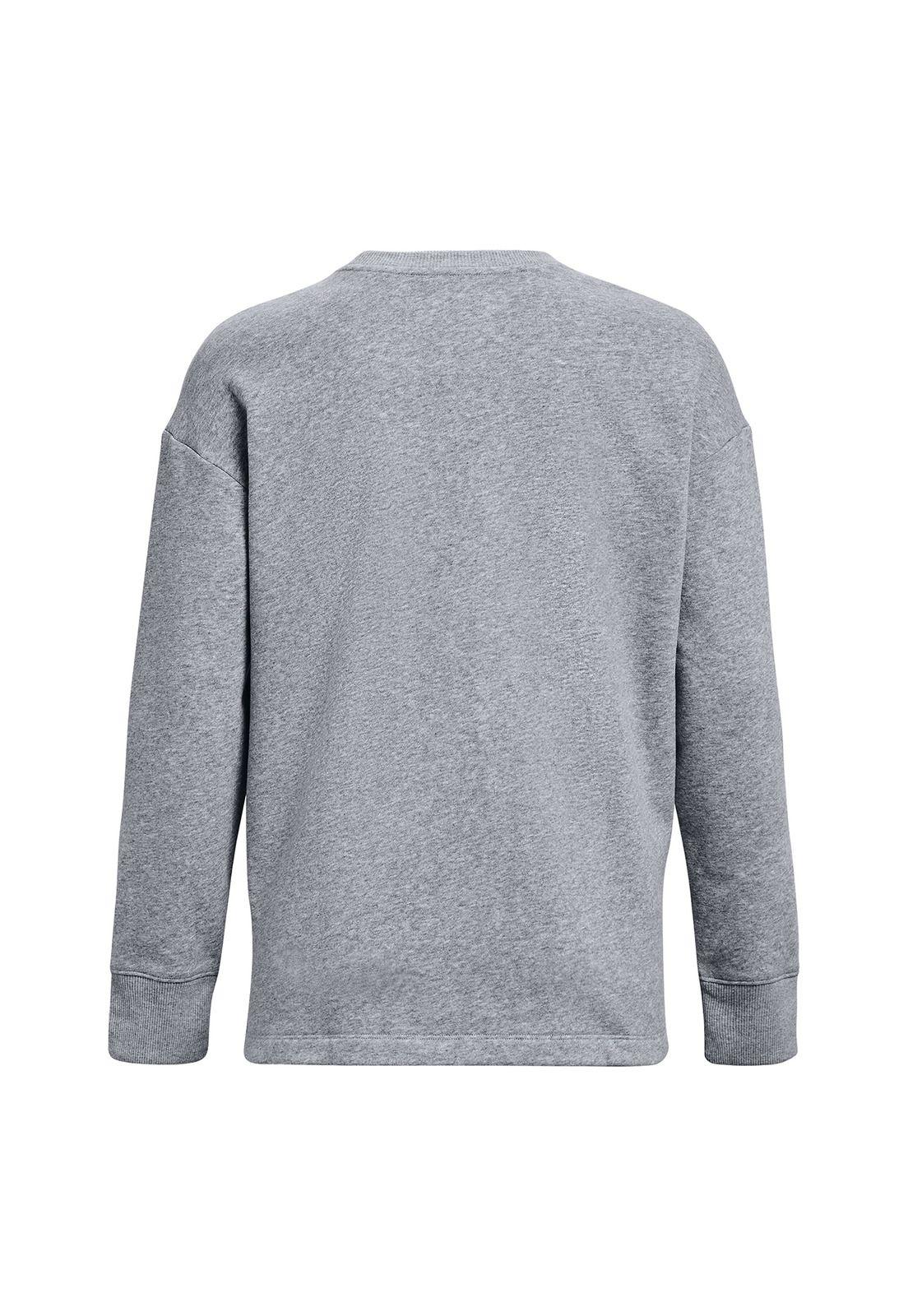 Polerón Mujer Rvl Flc Oversze Crew Gris-1