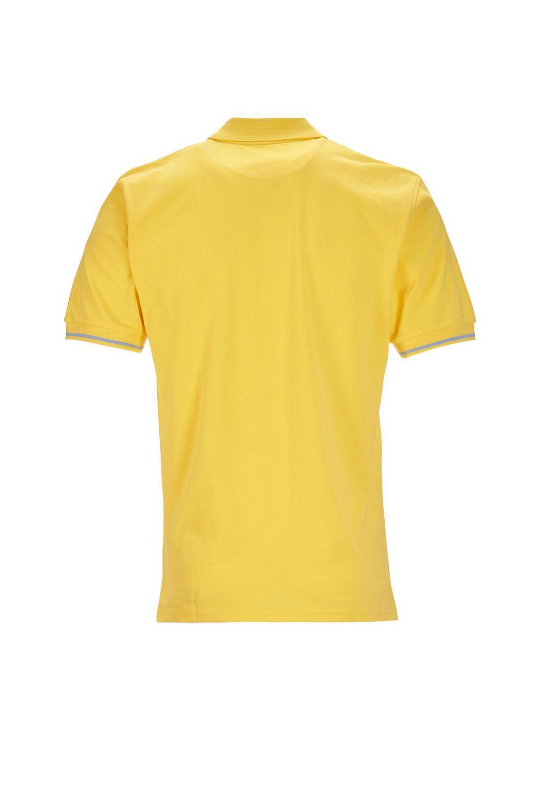 Polera Algodón Pima Pique Mitchell Amarillo-1