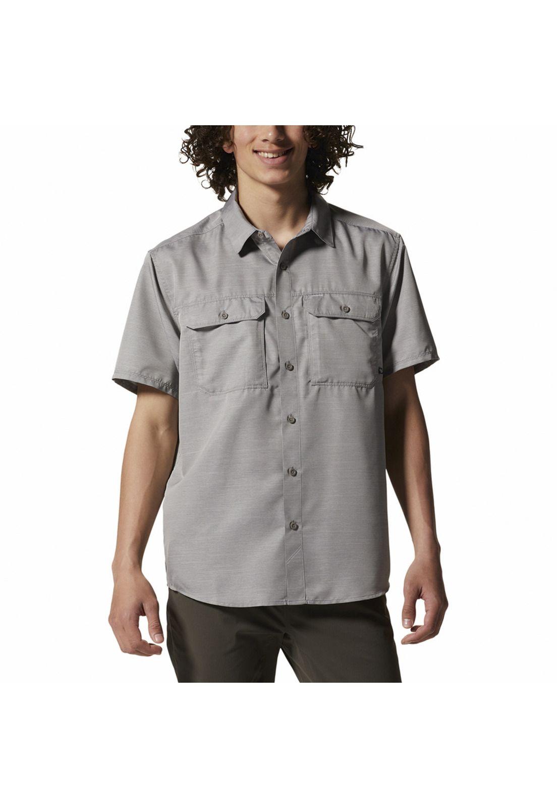 Camisa M/C Hombre Canyon Gris-0