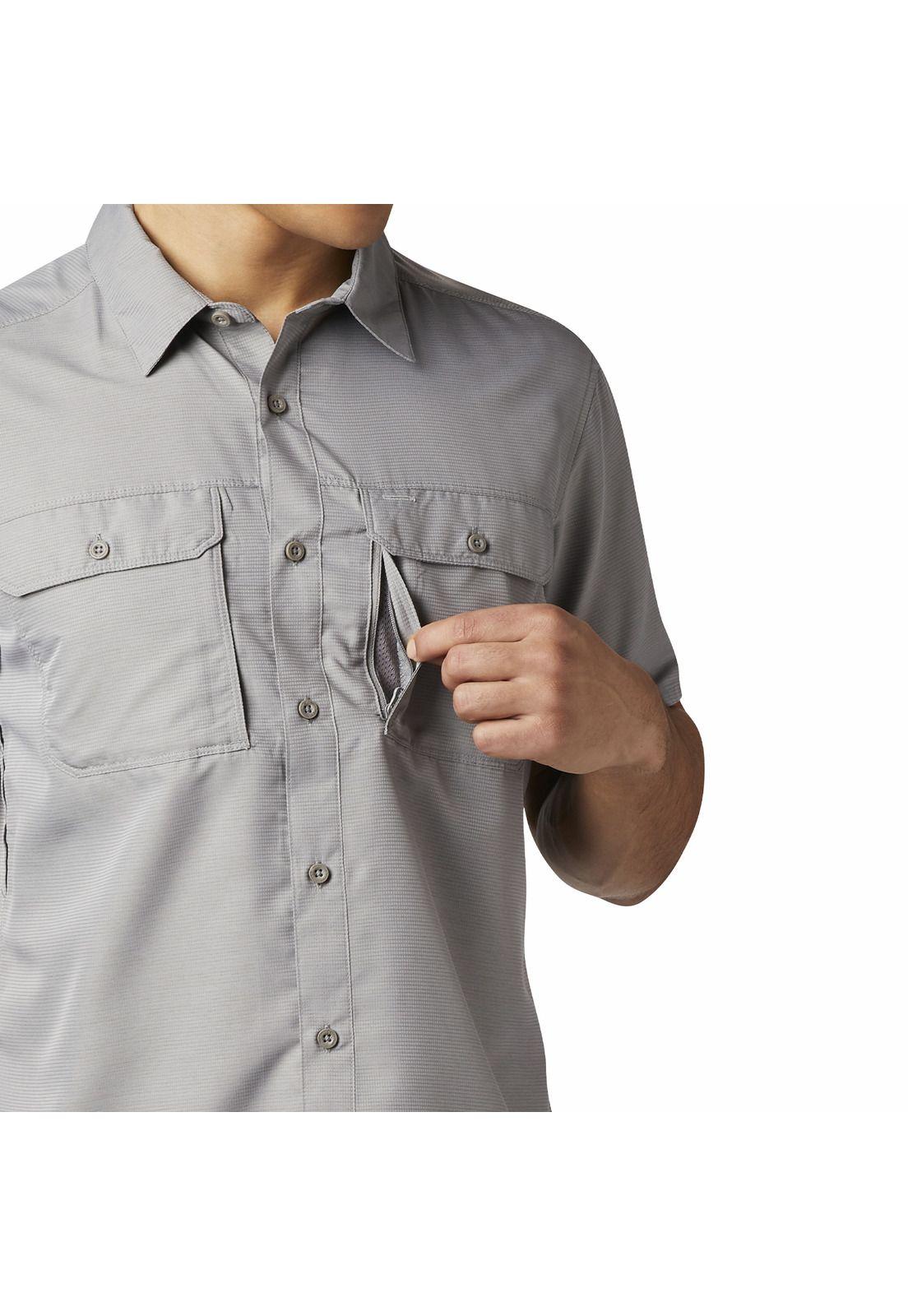 Camisa M/C Hombre Canyon Gris-4