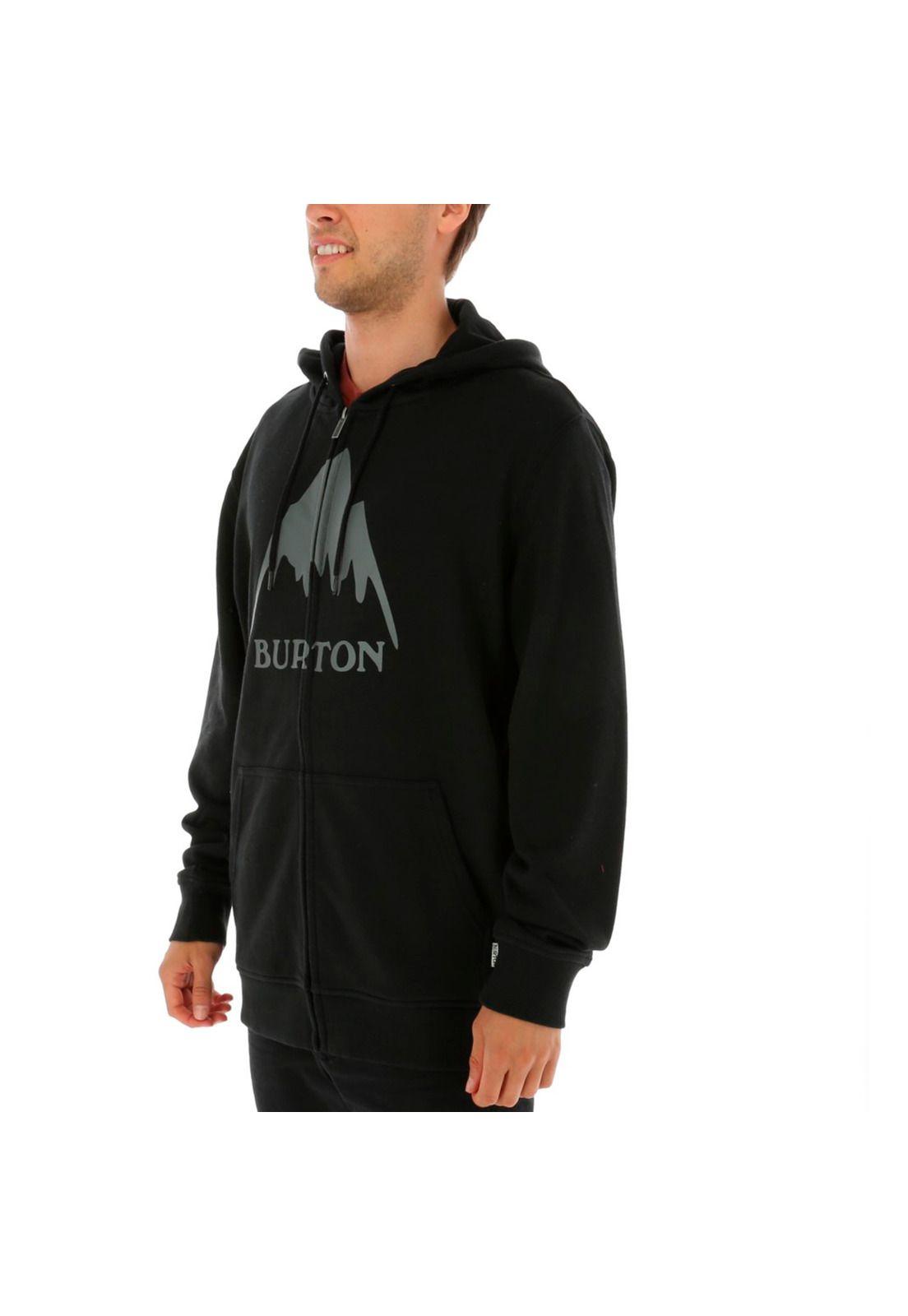 Poleron Hombre Bodycup Fz Negro Burton-1