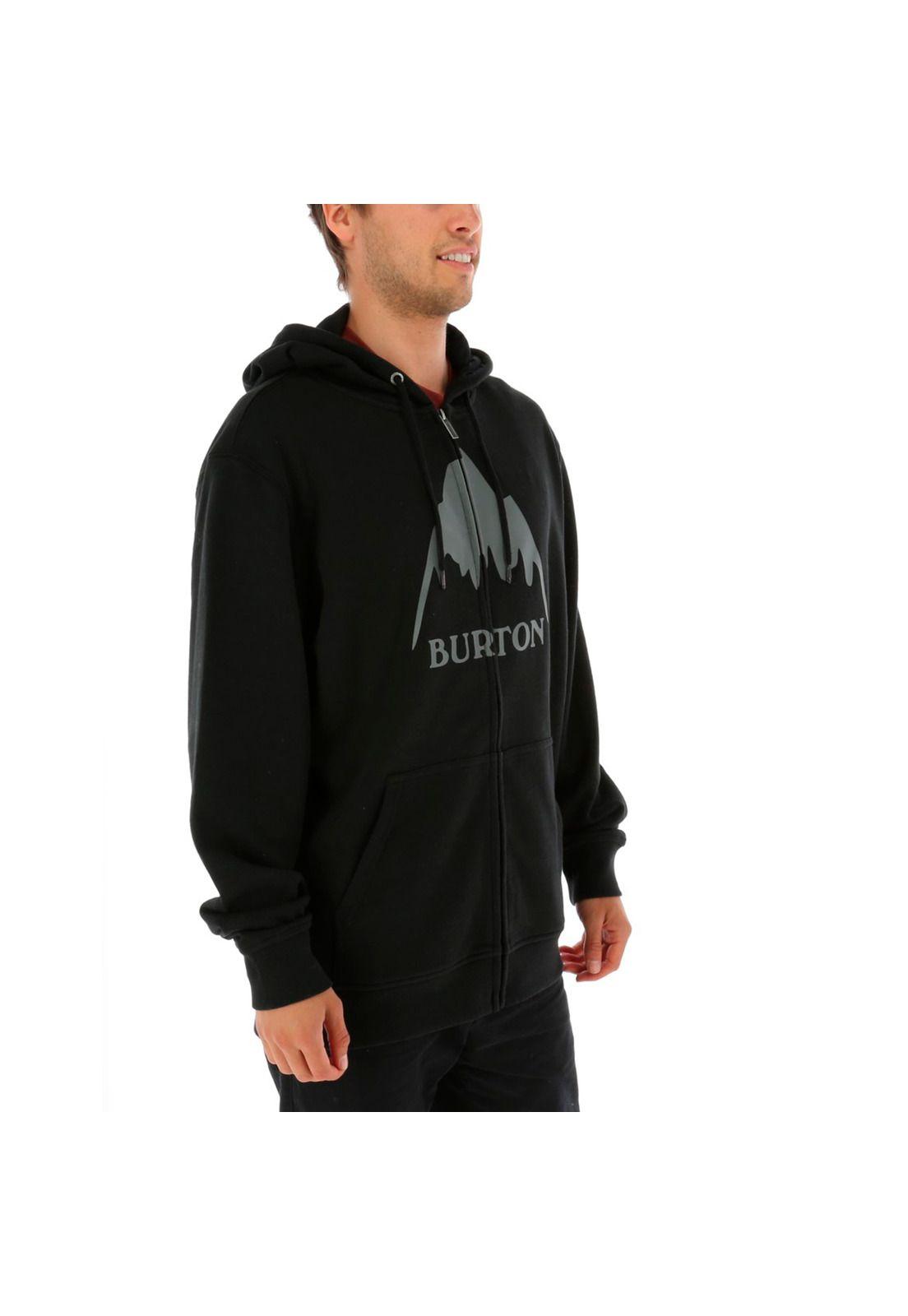 Poleron Hombre Bodycup Fz Negro Burton-3