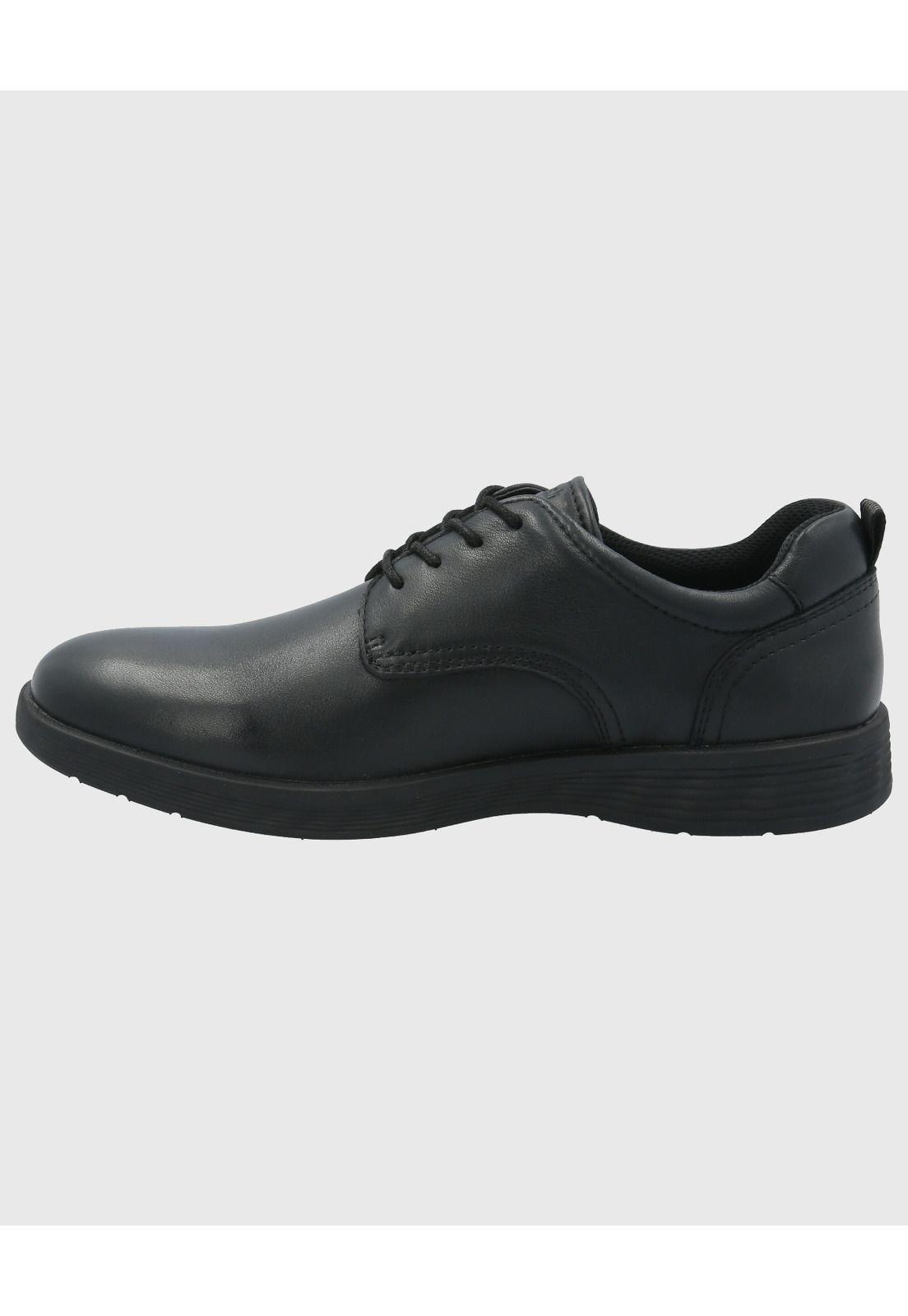 Zapato Cuero Hombre Spinal Town Negro-5