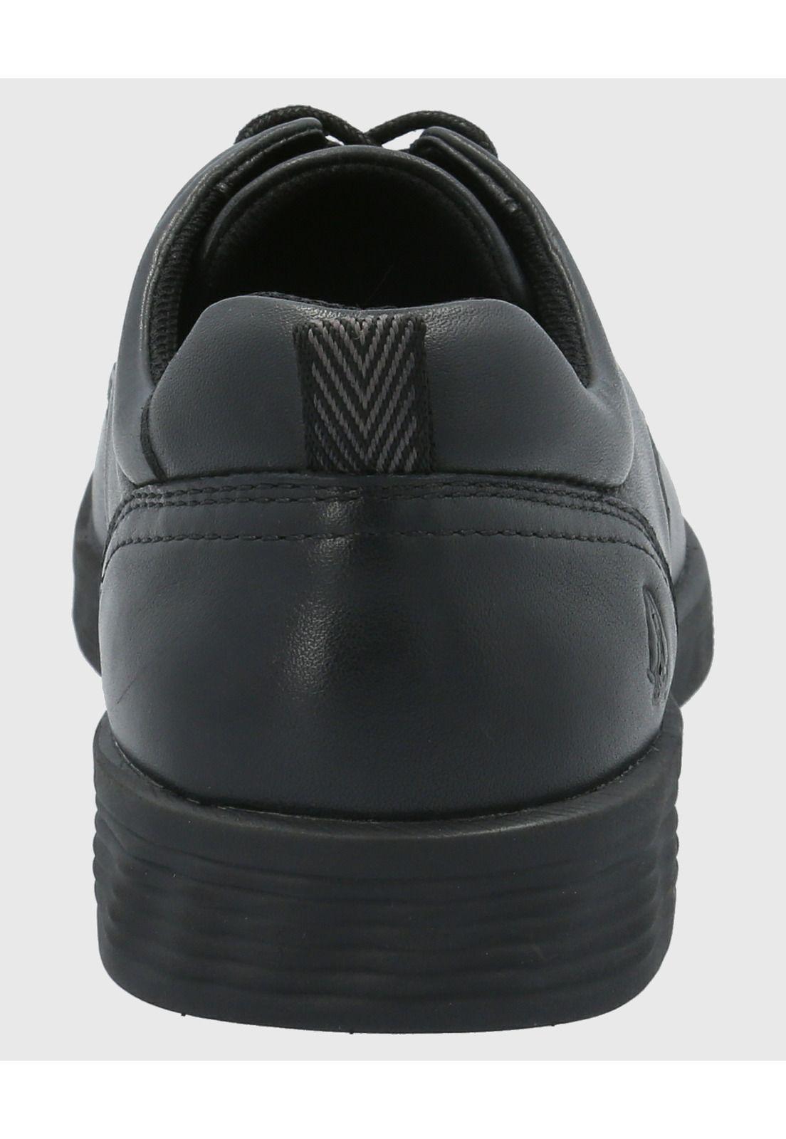 Zapato Cuero Hombre Spinal Town Negro-6