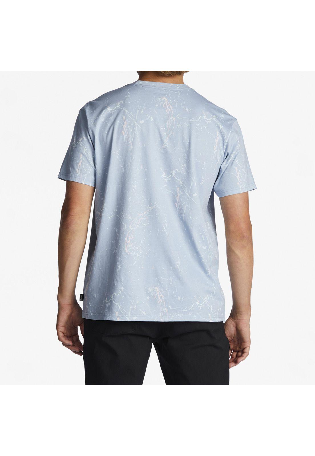 Polera M/C Hombre Essential Wash M Celeste-3