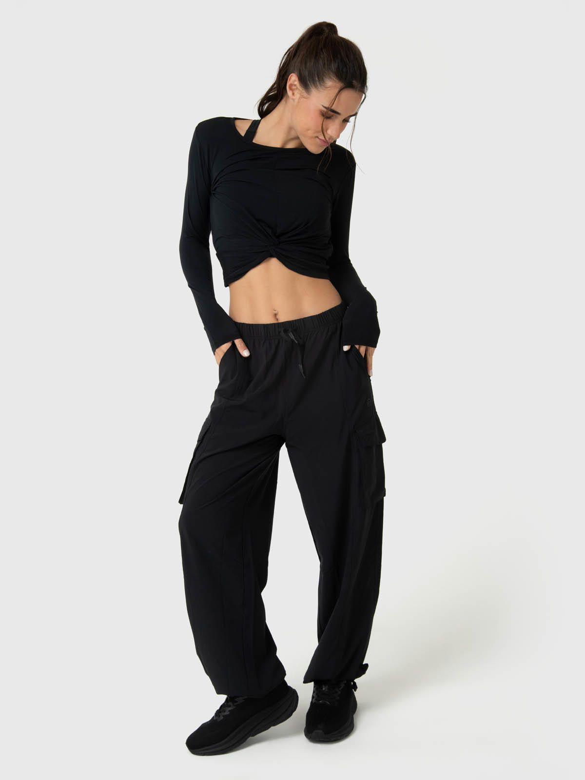 Polera Mujer Modal Aloe Negra-4