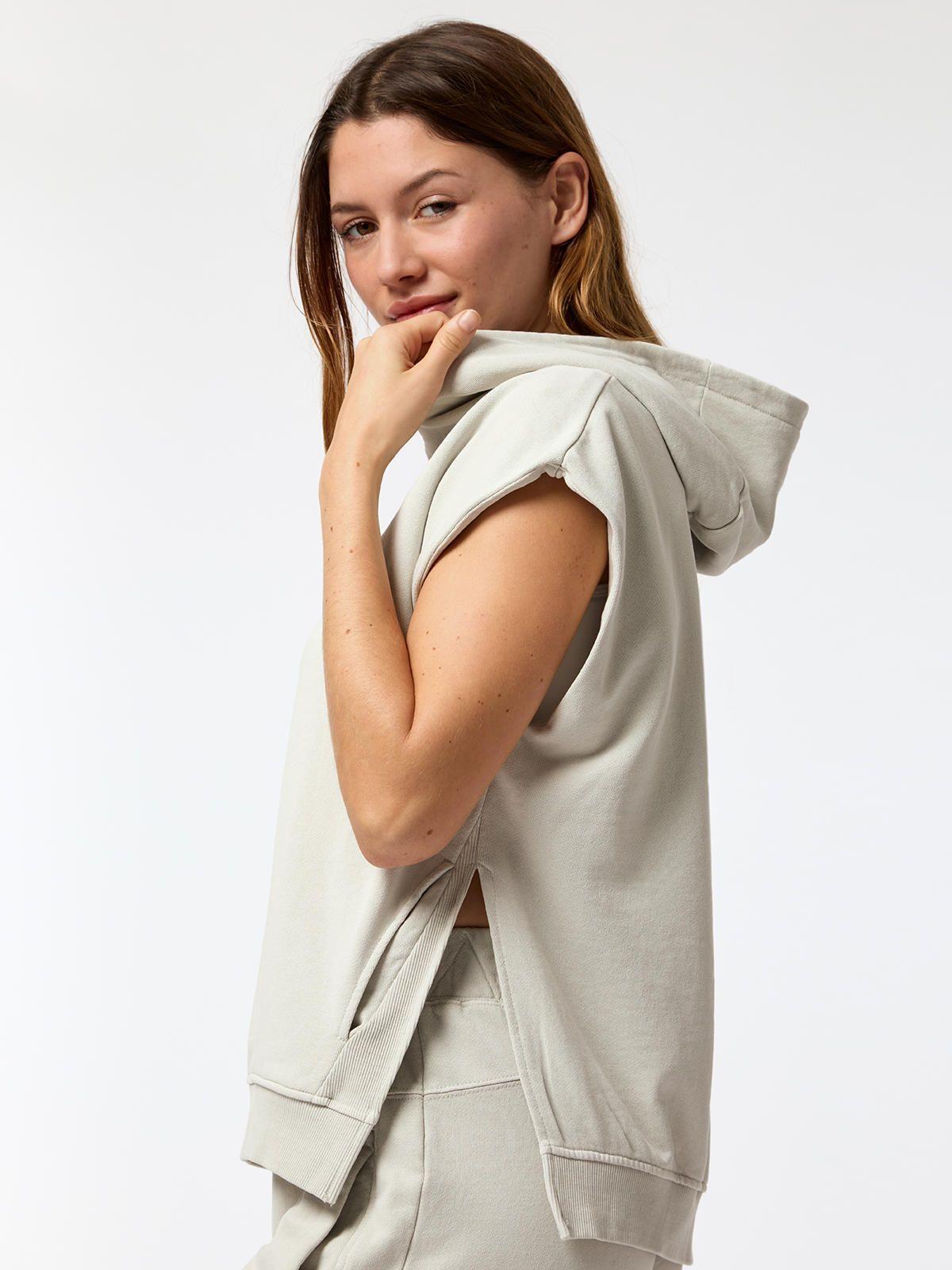Polerón Sleeveless Crudo Mujer-3