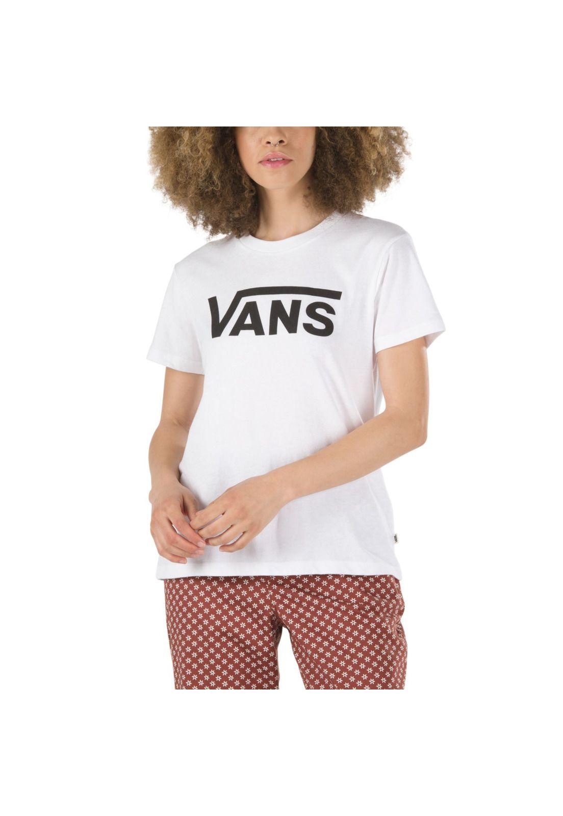 Polera M/C Mujer WM FLYING V CREW TEE Blanca-0