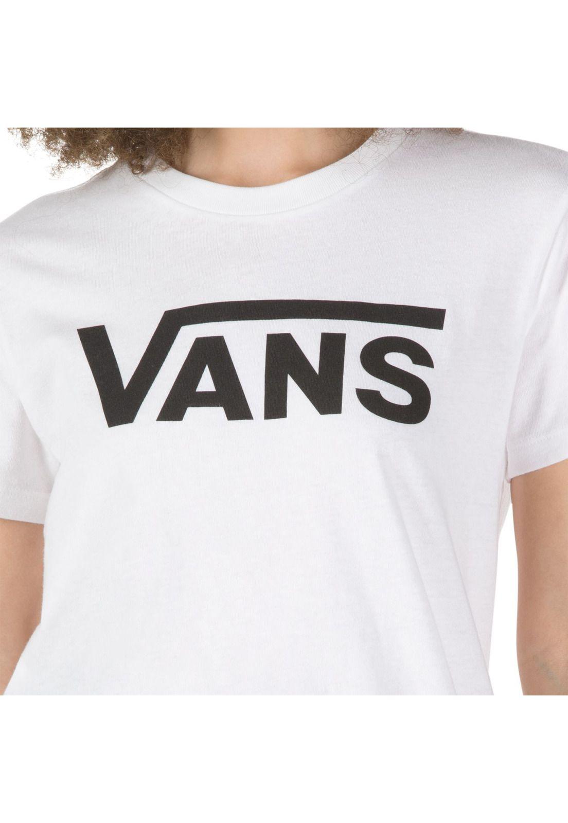 Polera M/C Mujer WM FLYING V CREW TEE Blanca-1