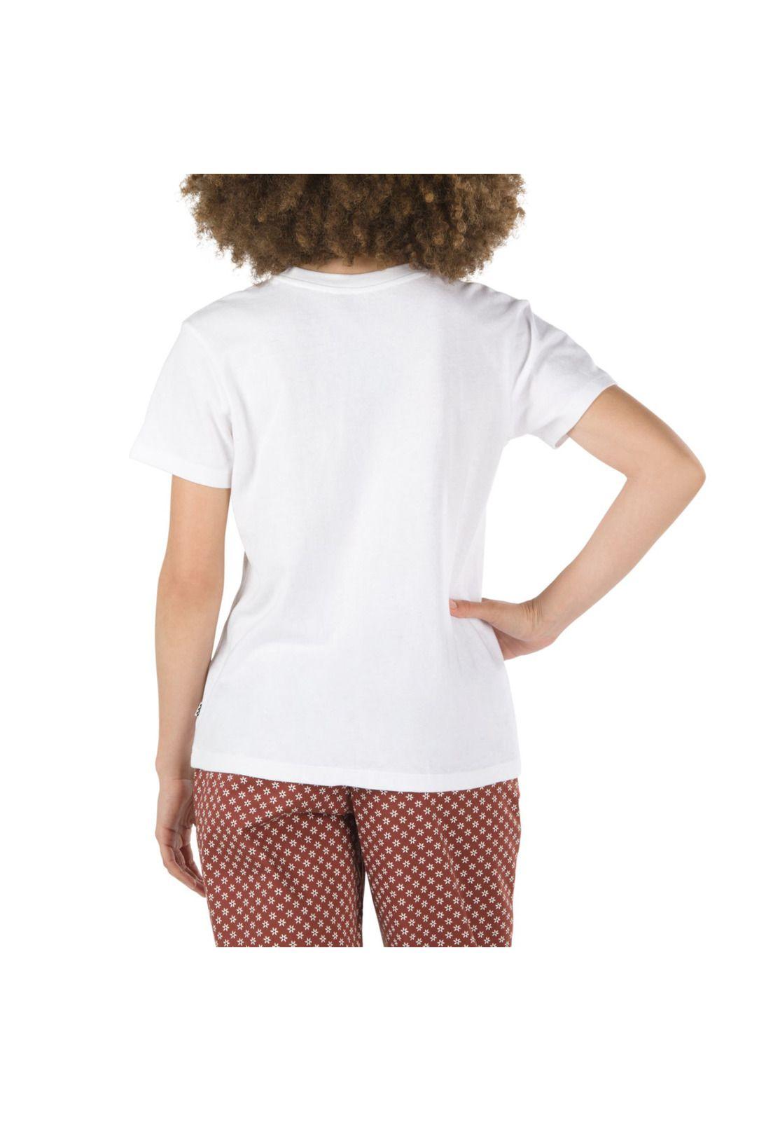 Polera M/C Mujer WM FLYING V CREW TEE Blanca-2