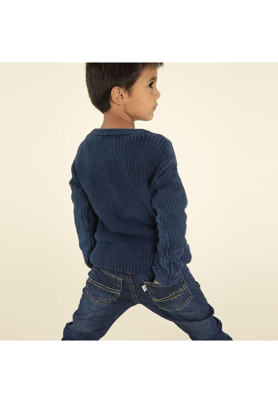 Sweater Niño Jersey Azul-1