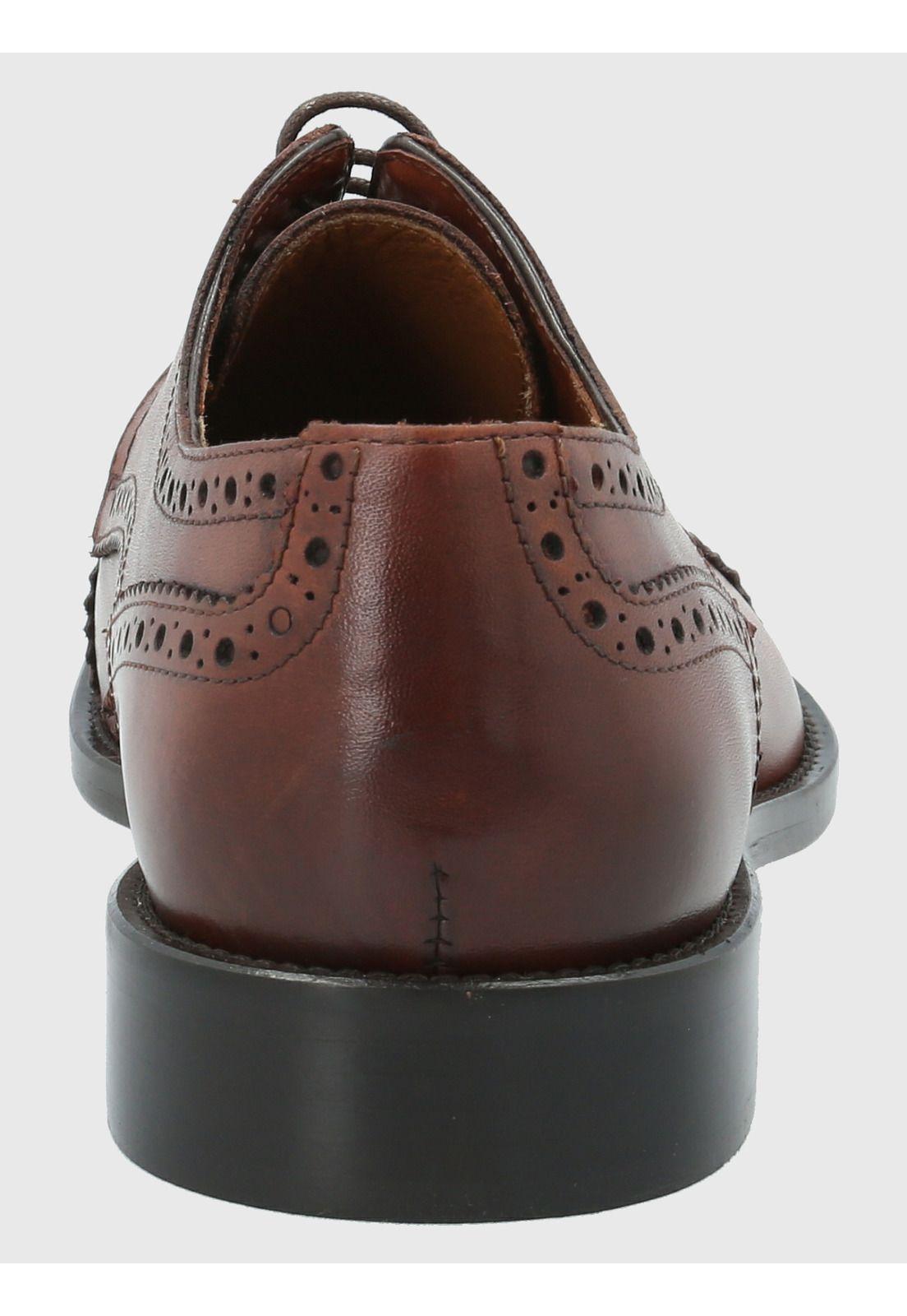 Zapato Cuero Hombre Nazzo Café-6