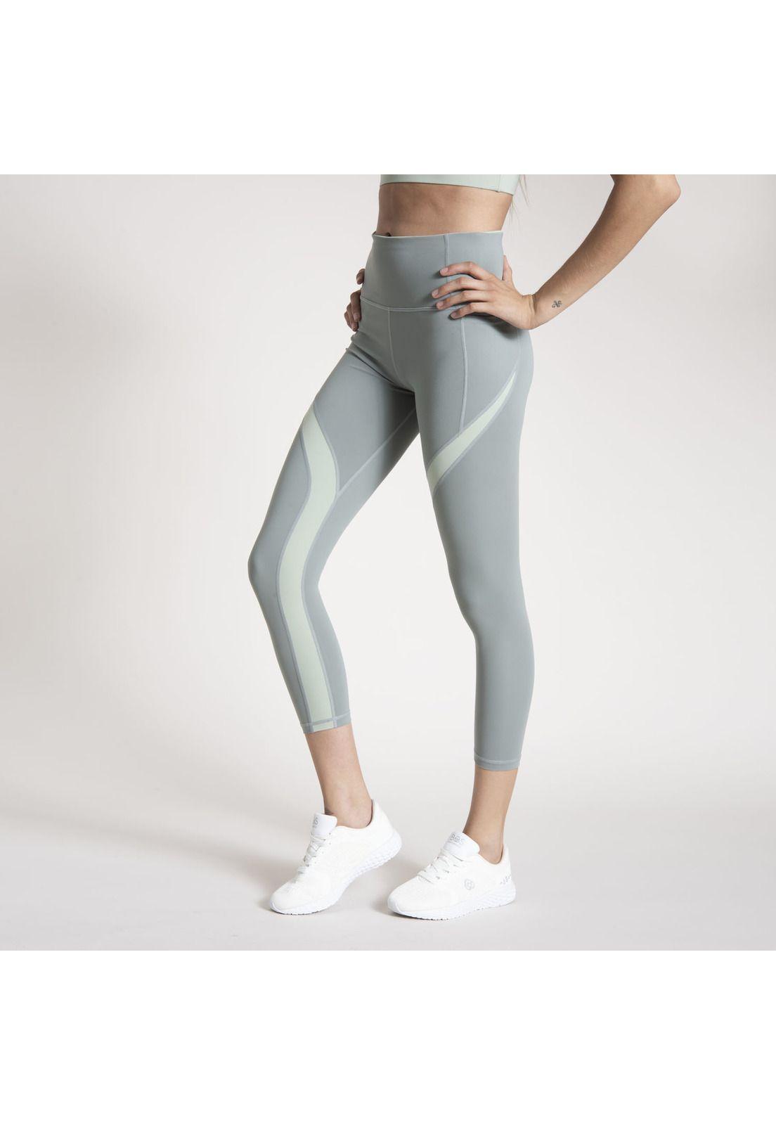 Calzas Mujer Hr Panel Ankle Verde-1