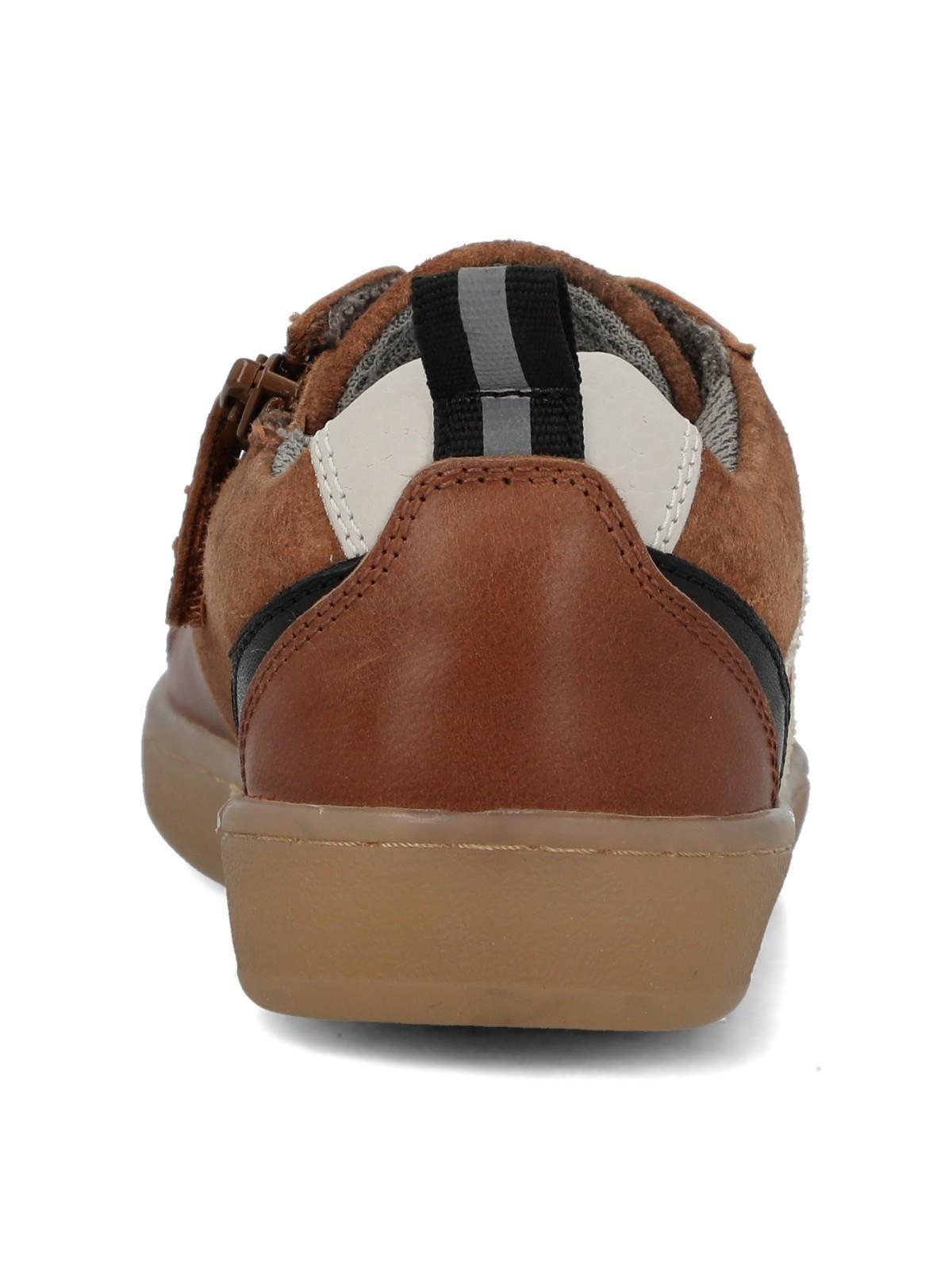 Zapatilla Cuero Niño Ocaso Café-6