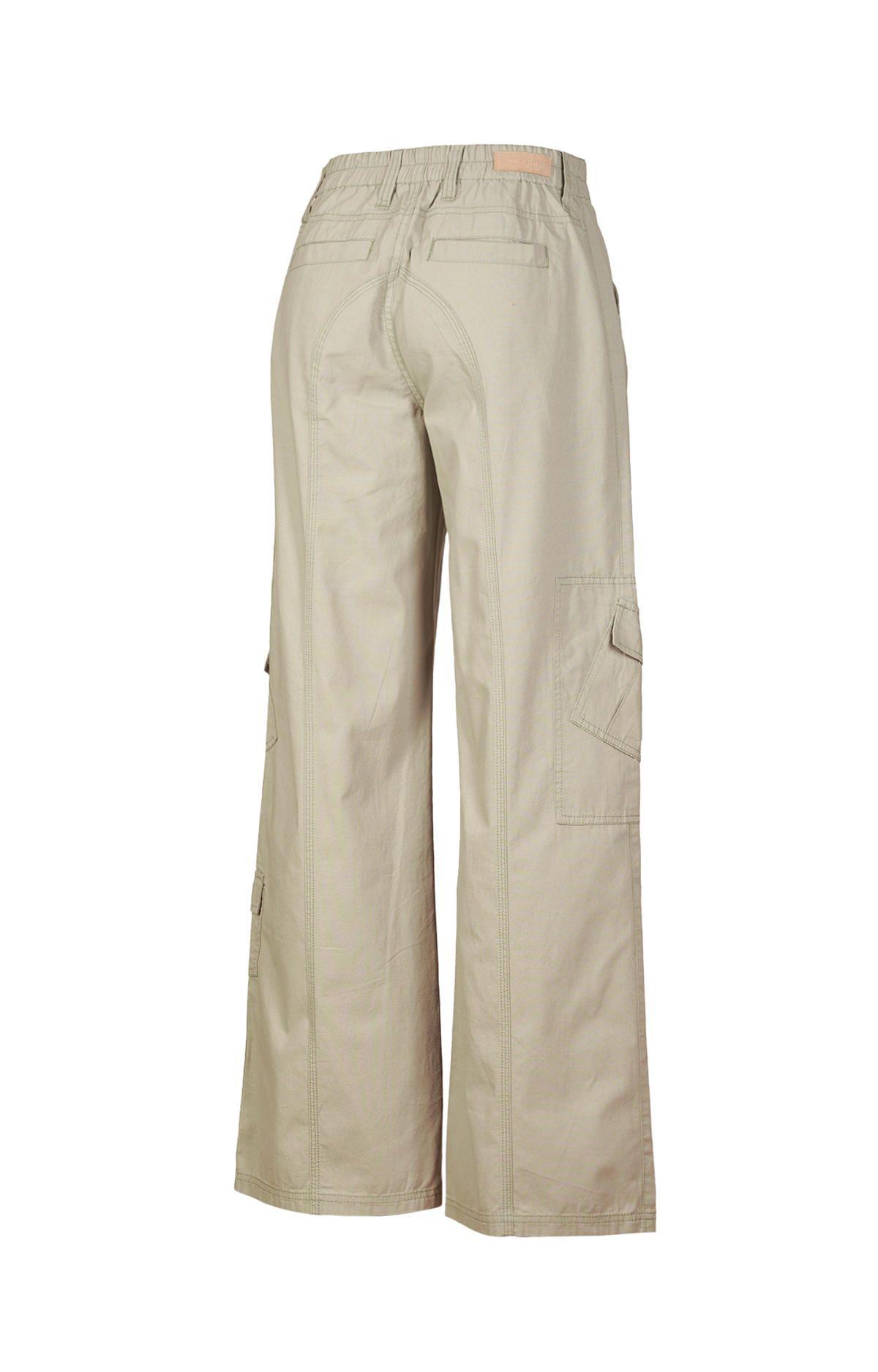 Pantalón Algodón Orgánico Mujer Adria Verde-1