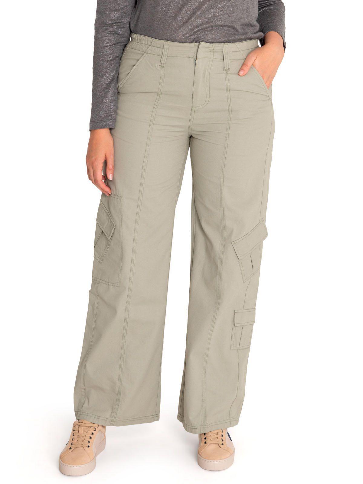 Pantalón Algodón Orgánico Mujer Adria Verde-4