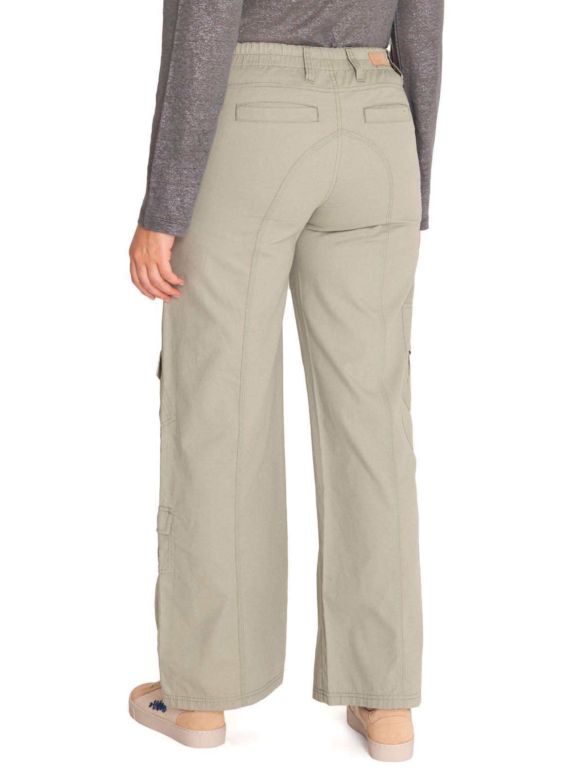 Pantalón Algodón Orgánico Mujer Adria Verde-6