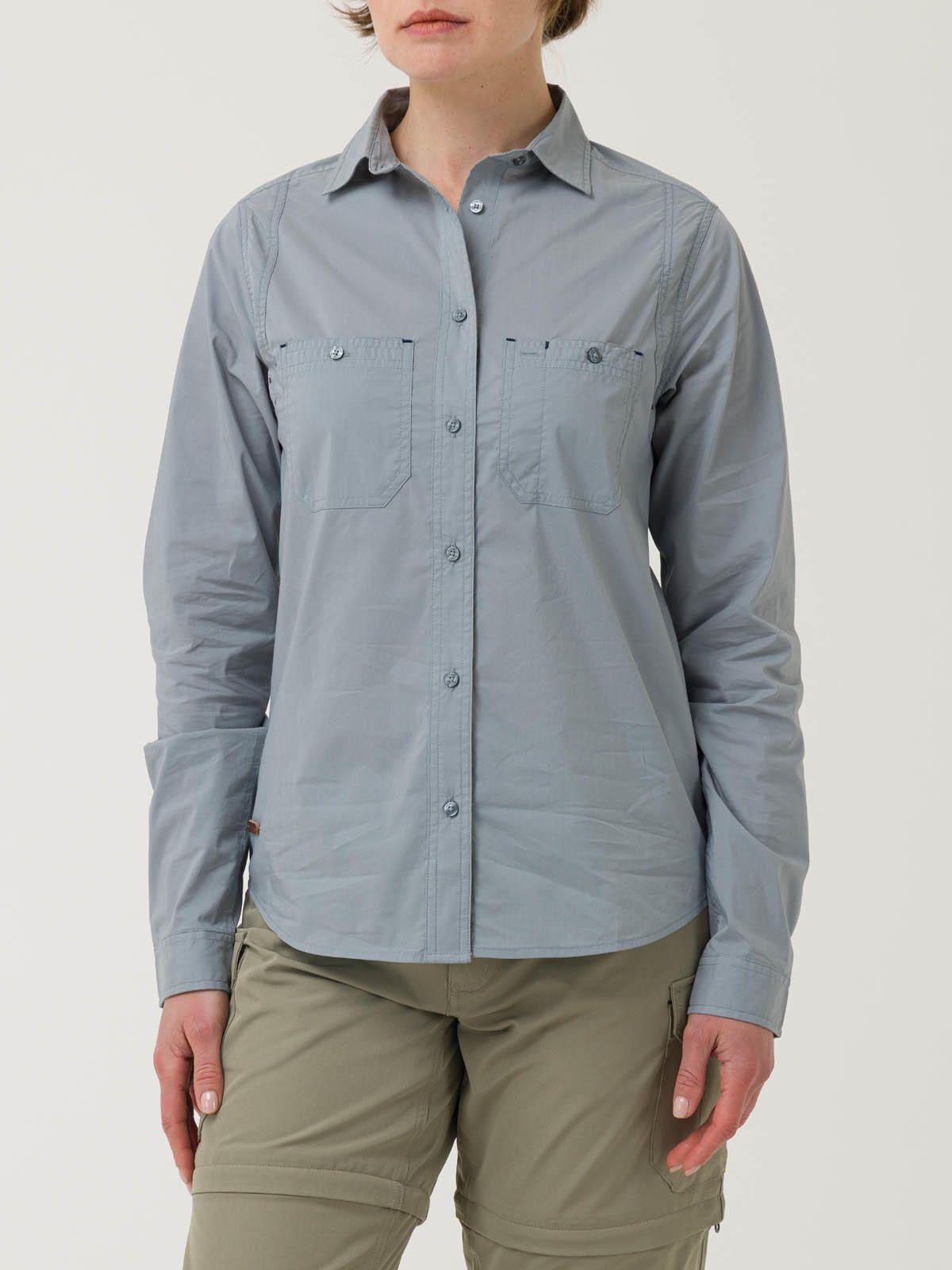 Blusa Algodón Orgánico Mujer Coop Gris -4