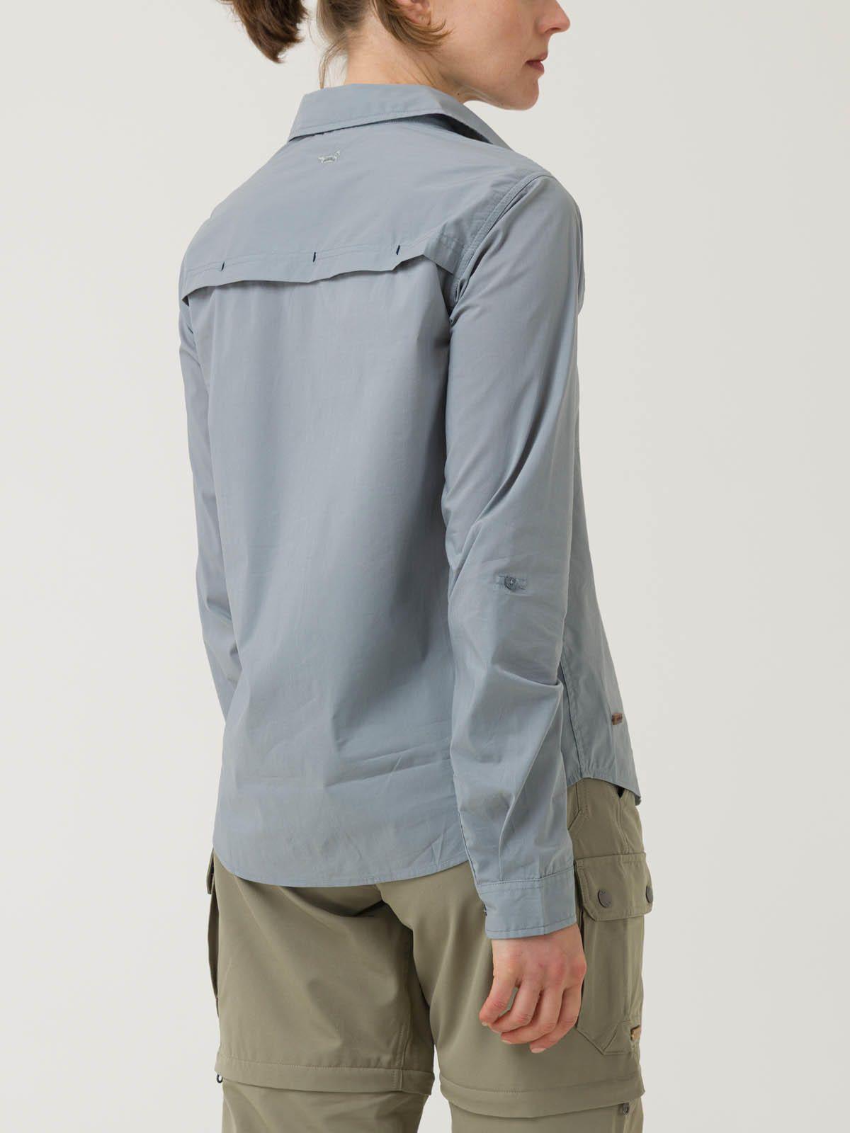 Blusa Algodón Orgánico Mujer Coop Gris -5