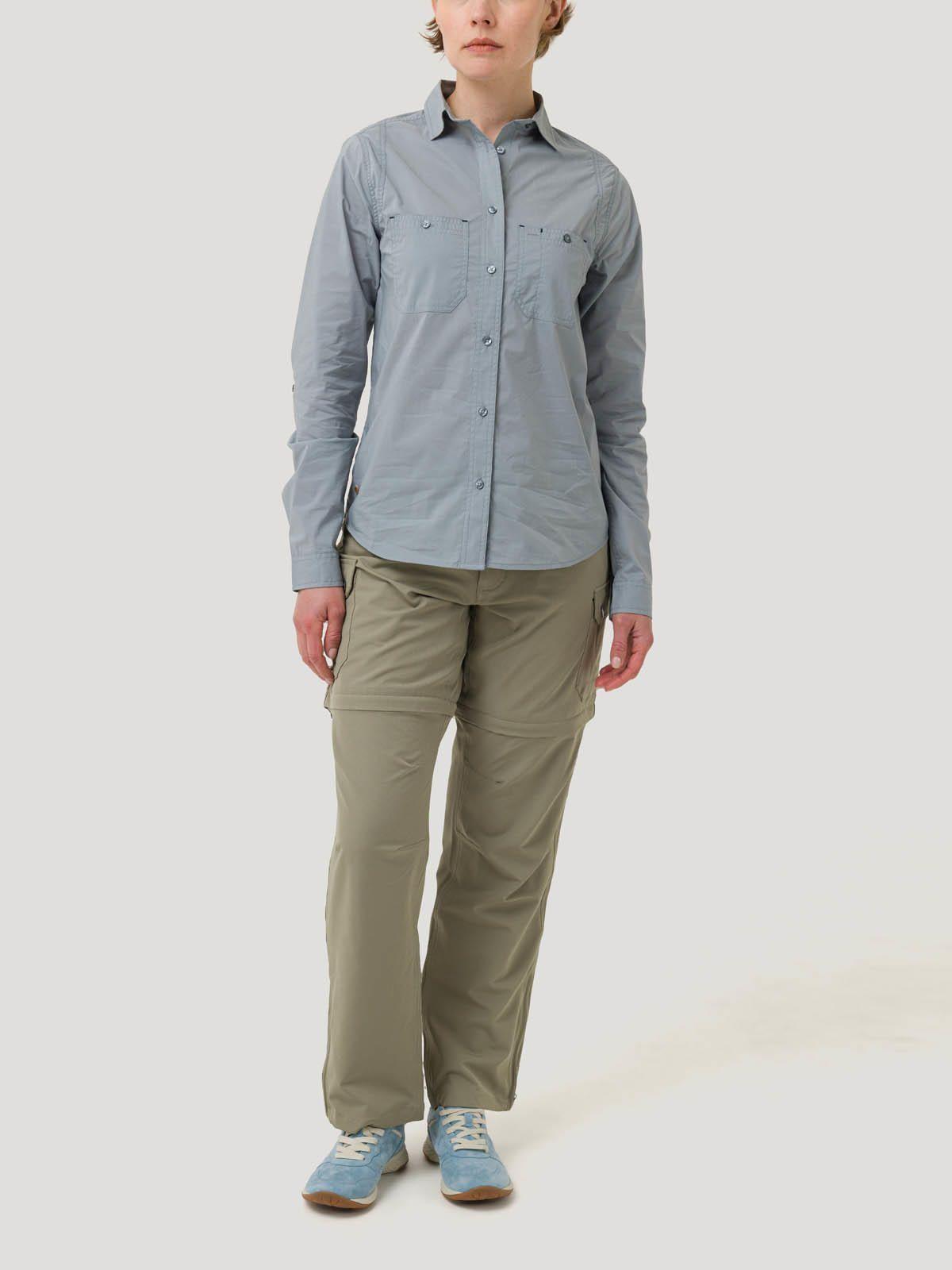 Blusa Algodón Orgánico Mujer Coop Gris -9