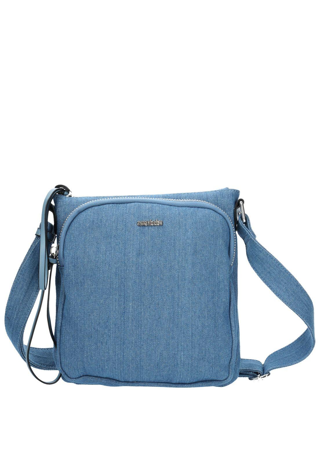 Cartera De Hombro Casual Anje Cross Azul Mujer-0