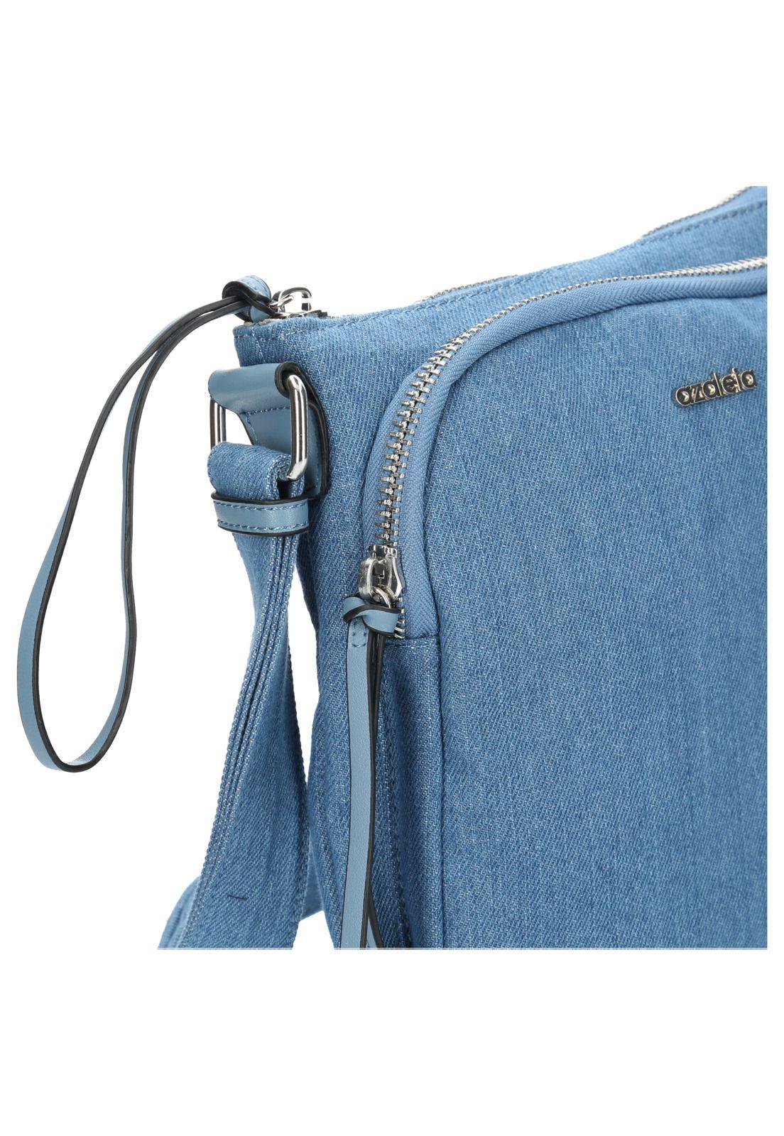 Cartera De Hombro Casual Anje Cross Azul Mujer-3