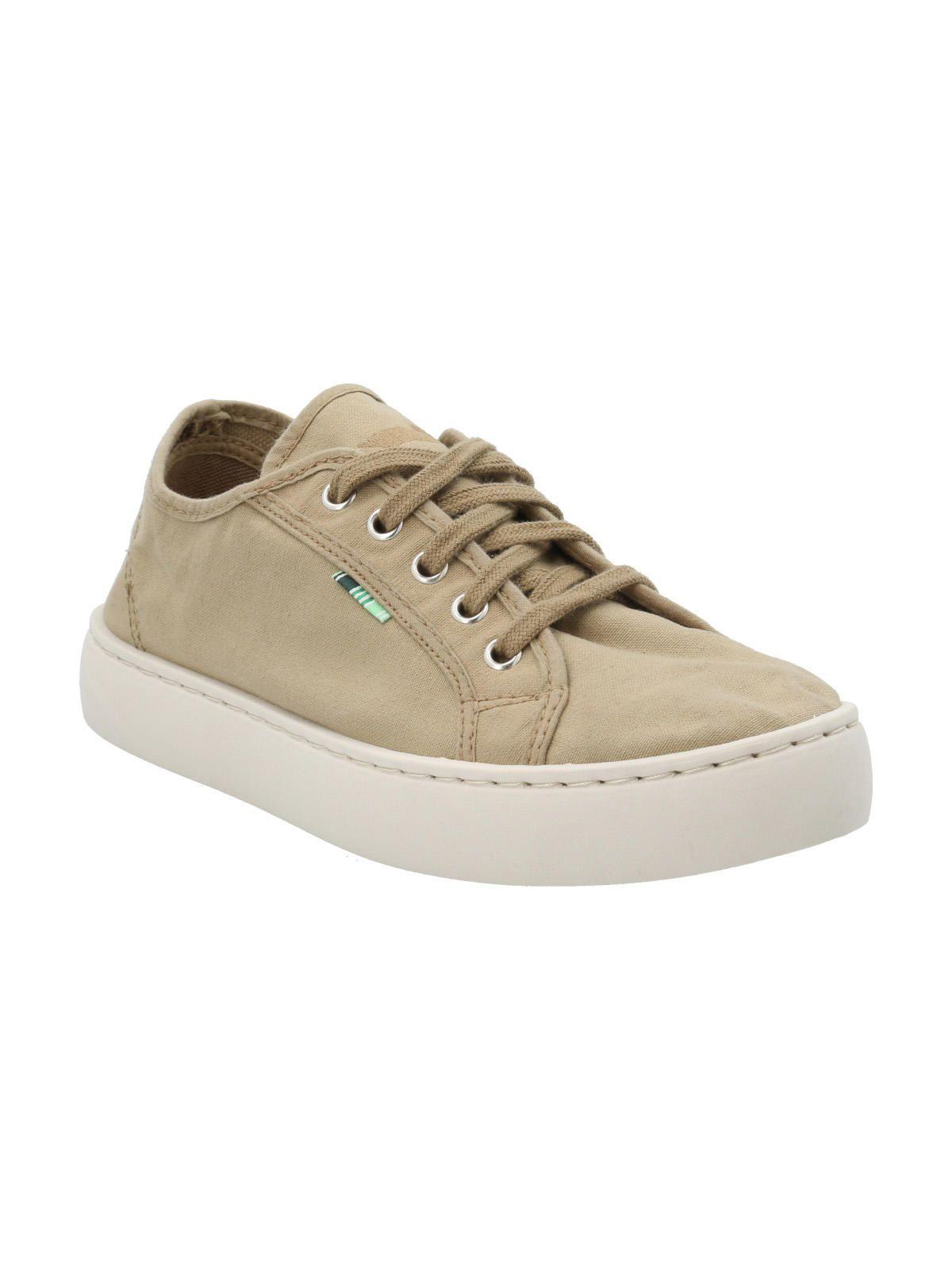 Zapatilla Algodón Orgánico Mujer Bronte Café-1