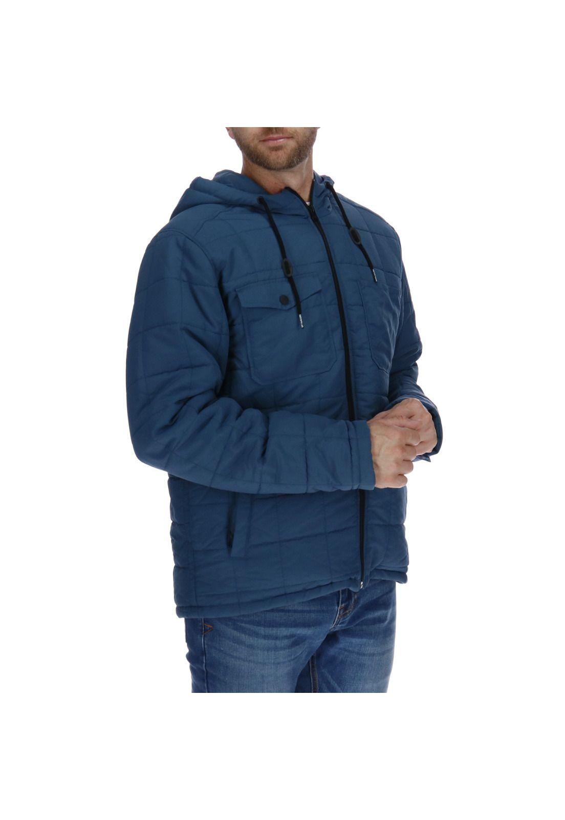 Chaqueta Hombre Foundation Interior Quilt Jacket Nylon Azul Petróleo-3