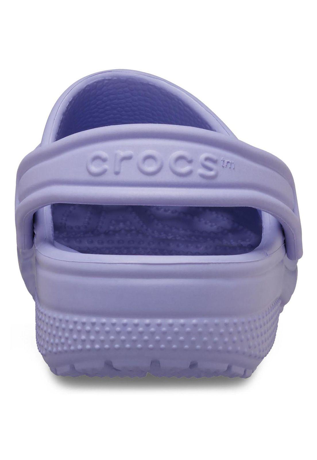 Zueco Crocs Niña Classic Clog K Morado-7