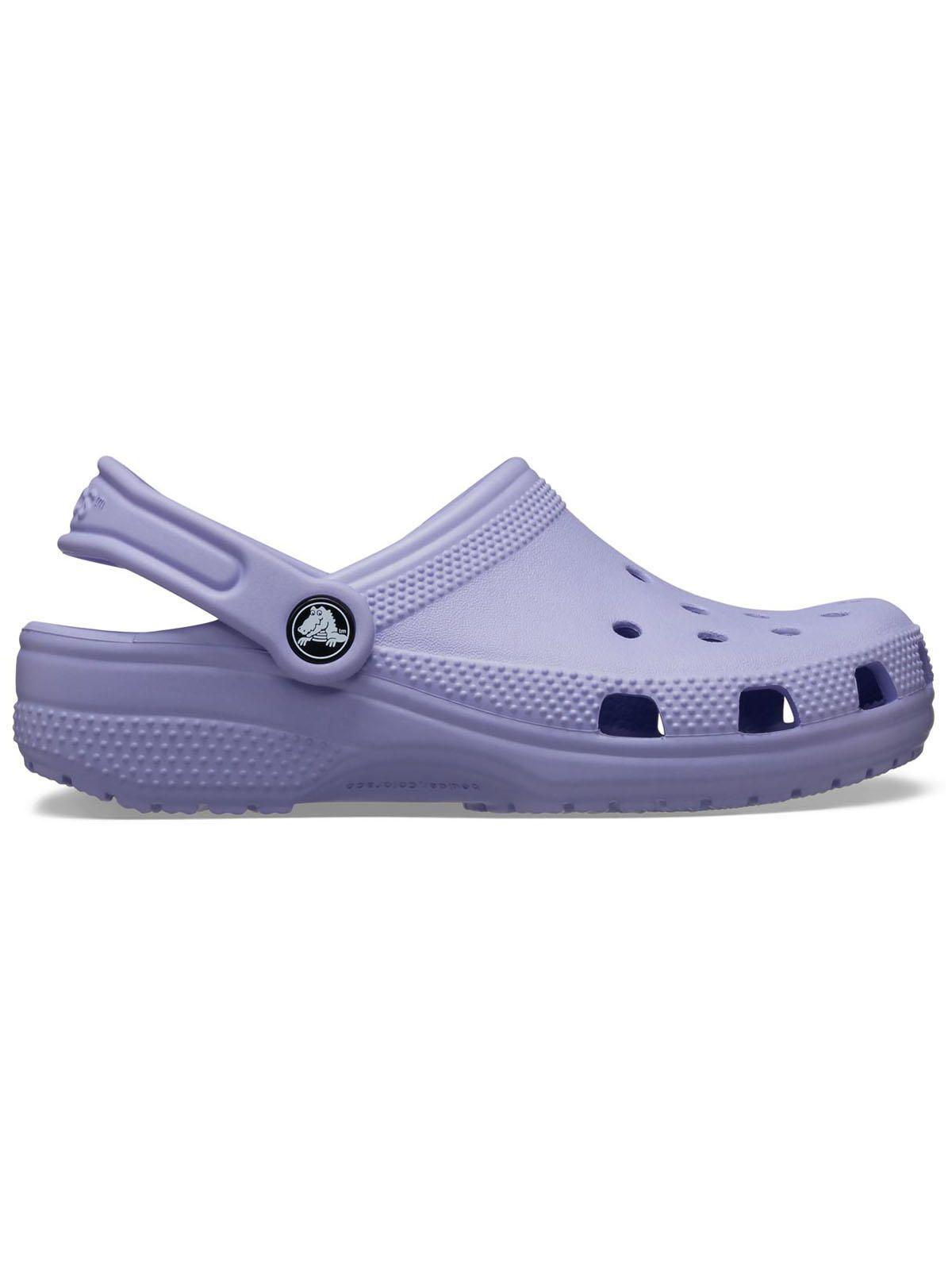Zueco Crocs Niña Classic Clog K Morado-0