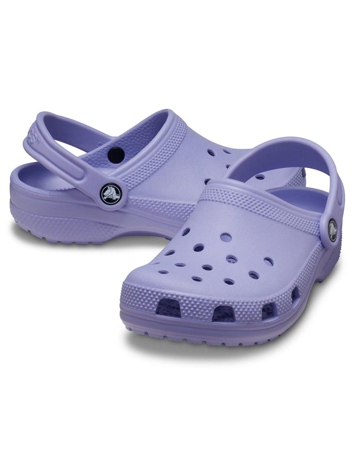 Zueco Crocs Niña Classic Clog K Morado-4
