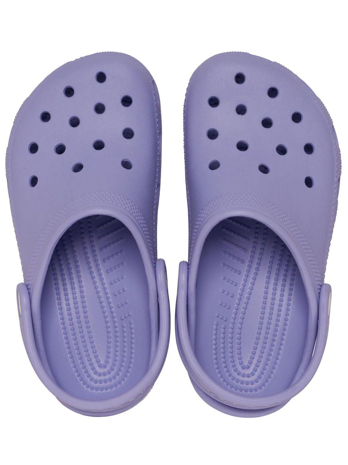 Zueco Crocs Niña Classic Clog K Morado-5